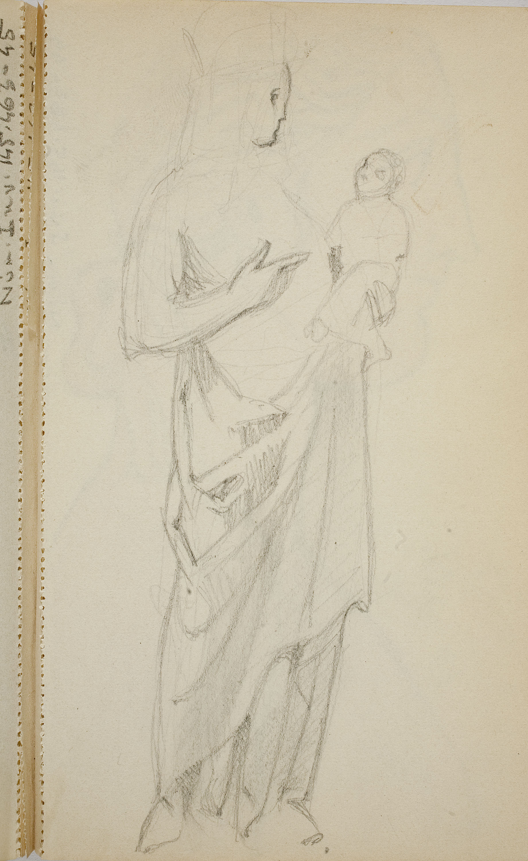 image for: Ismael Smith - Mare de Déu amb el Nen - Cap a 1909-1916