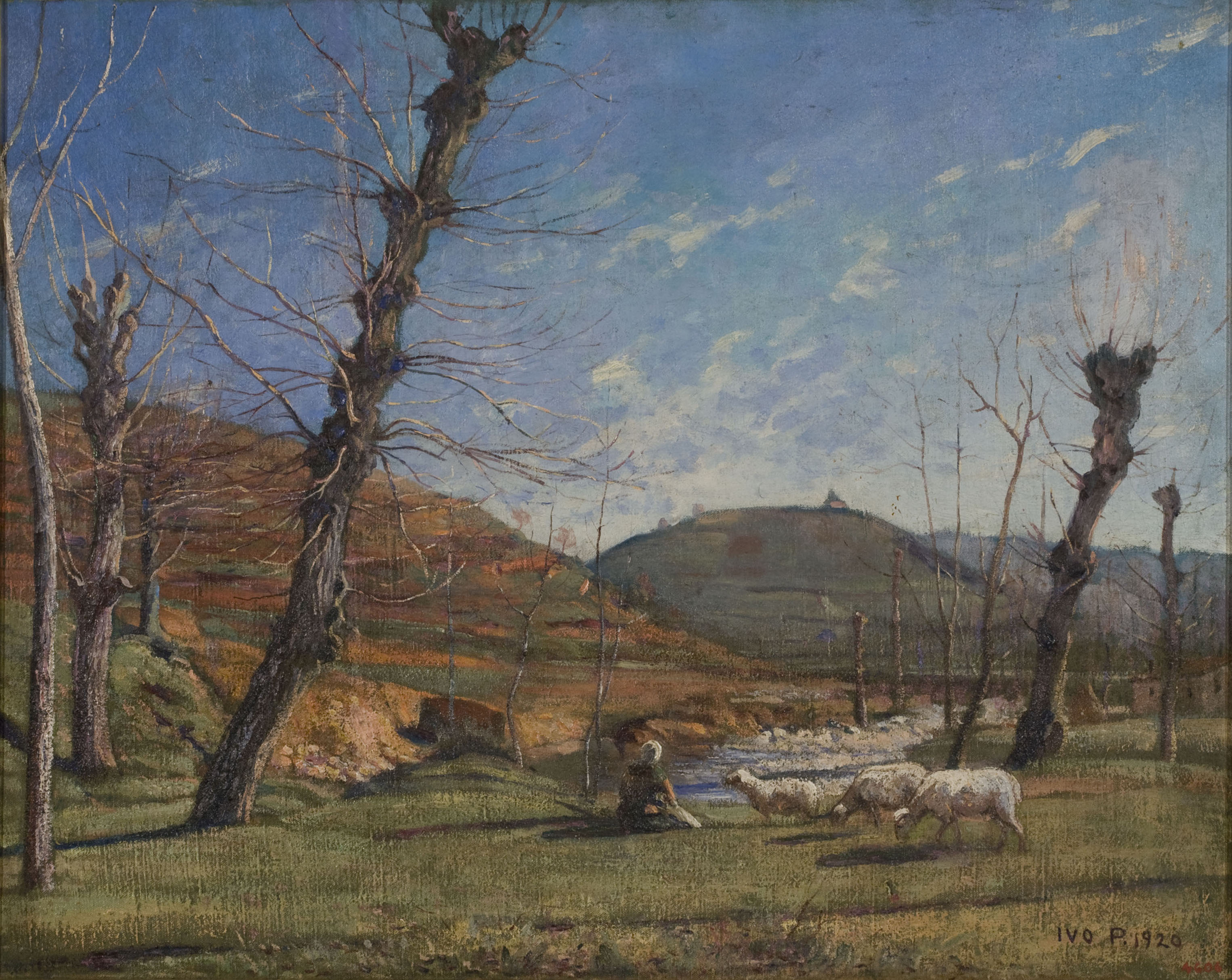image for: Iu Pascual - Paisatge dels afores d&#039;Olot - 1920