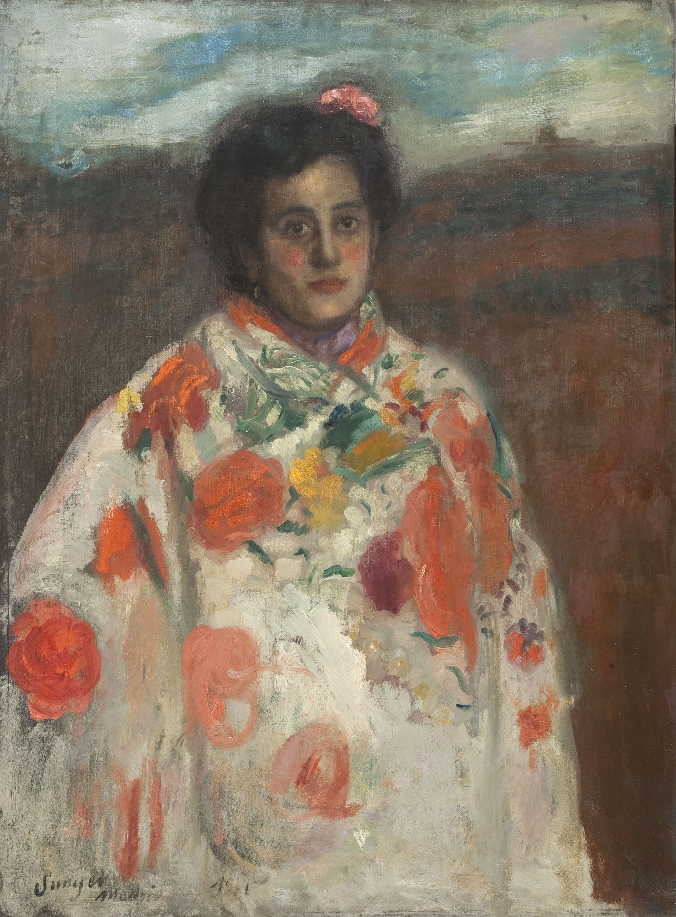 image for: Joaquim Sunyer - Madame Manola - Madrid, 1906