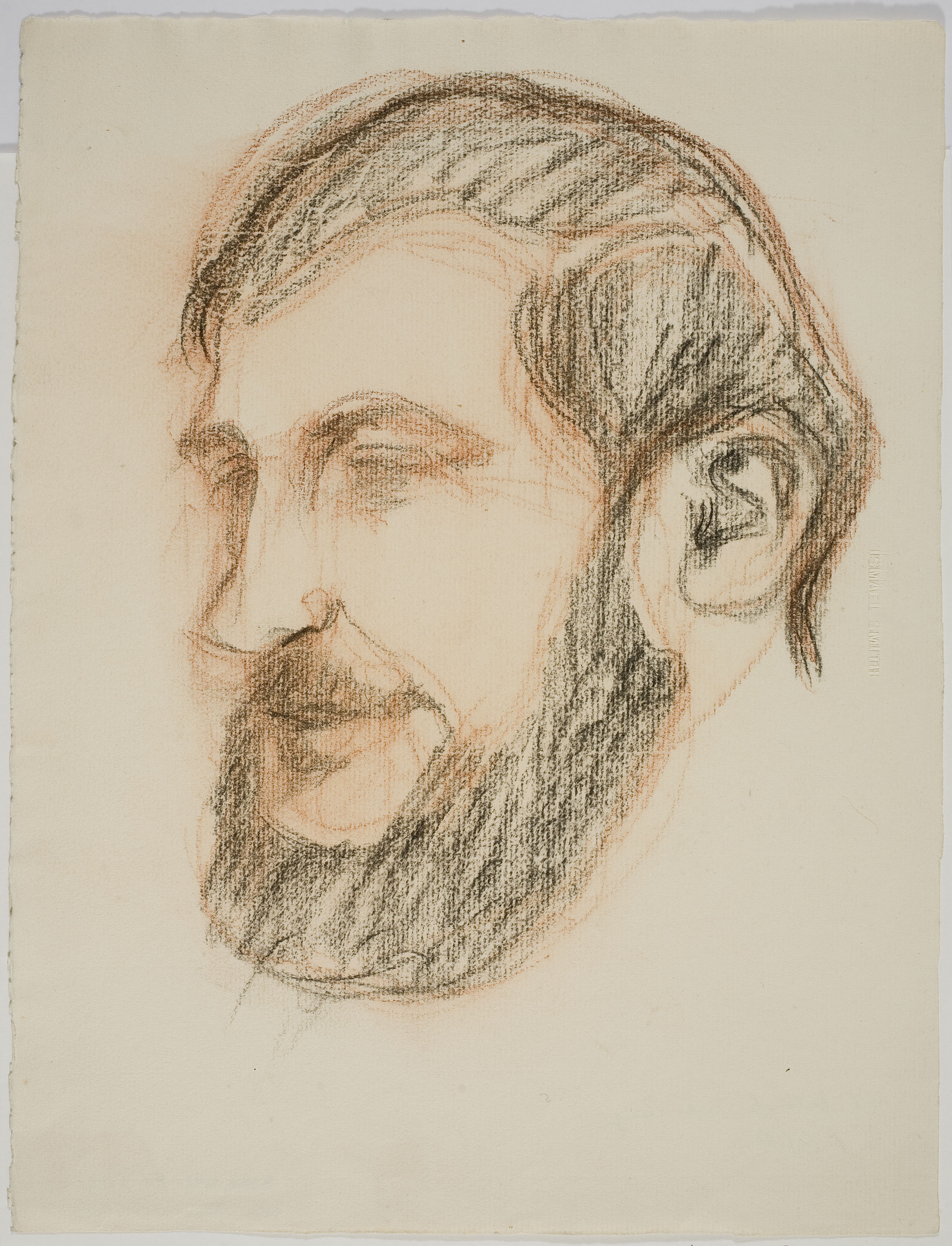 image for: Ismael Smith - Retrat de Juan Diego Ruiz (anvers) / Retrat de Juan Diego Ruiz (revers) - Cap a 1913