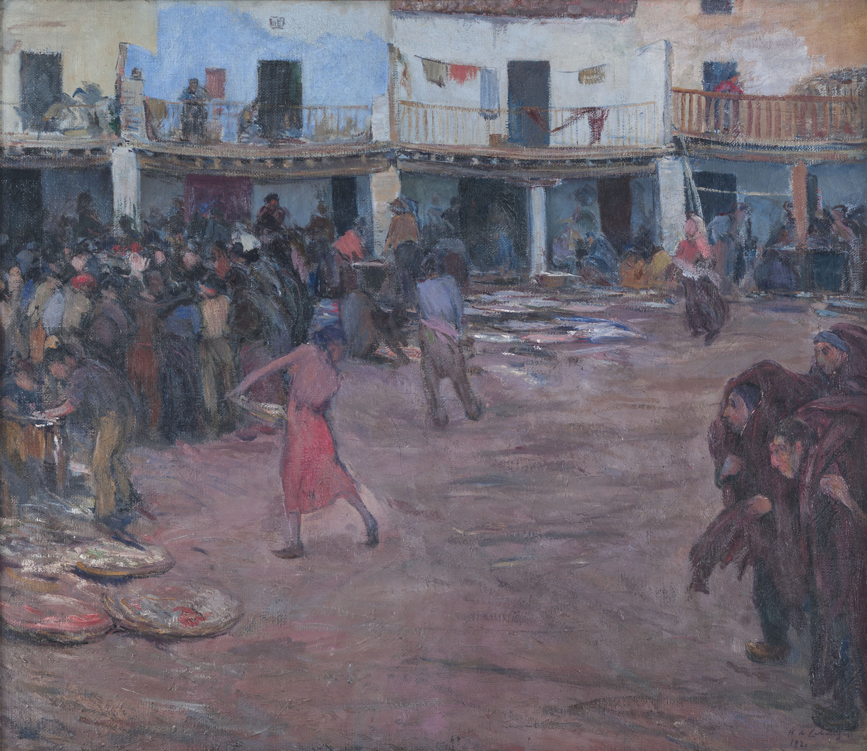 image for: Alexandre de Cabanyes - Mercat del peix a Vilanova - 1920