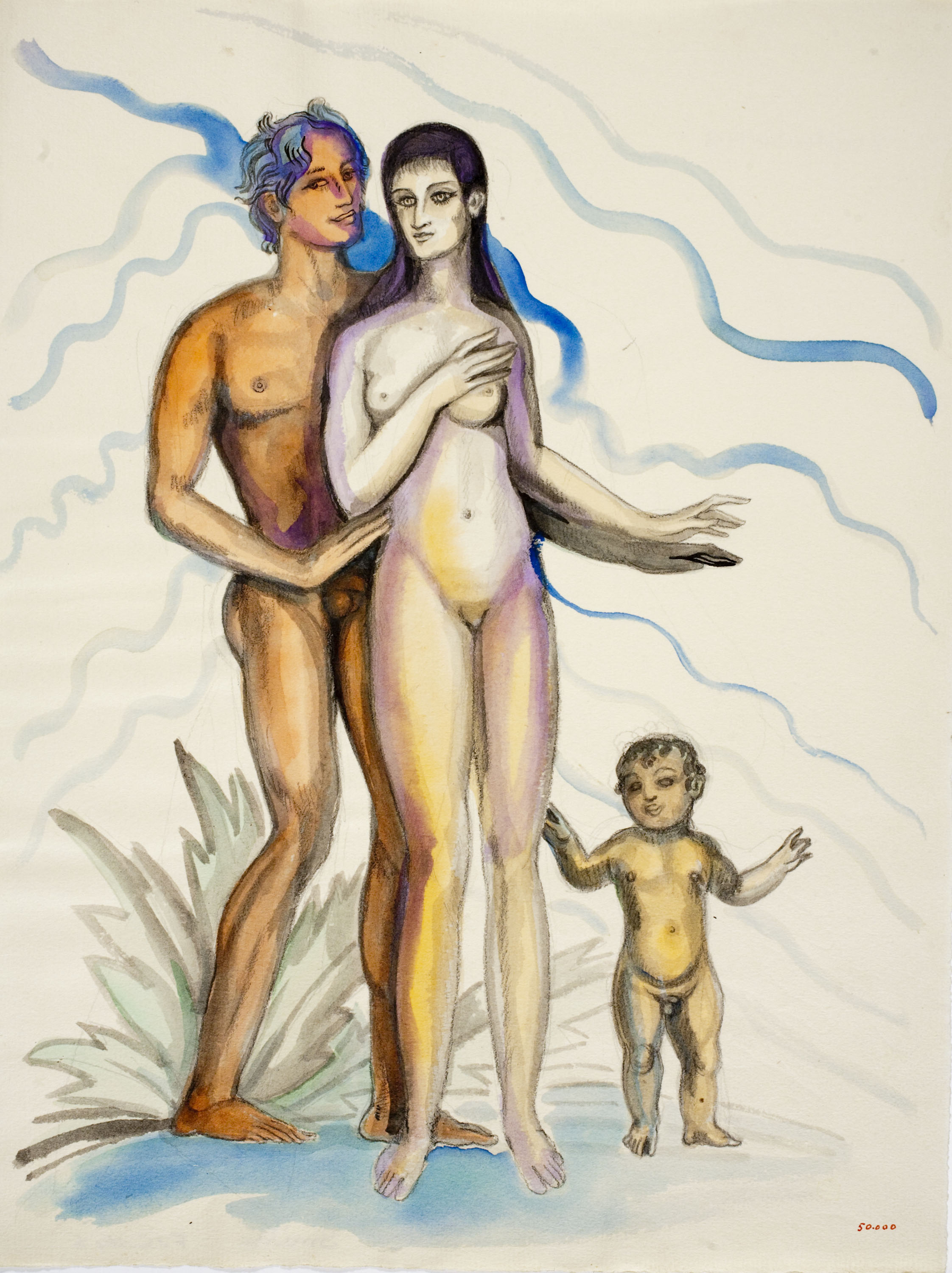 image for: Ismael Smith - Grup familiar nu - 1933