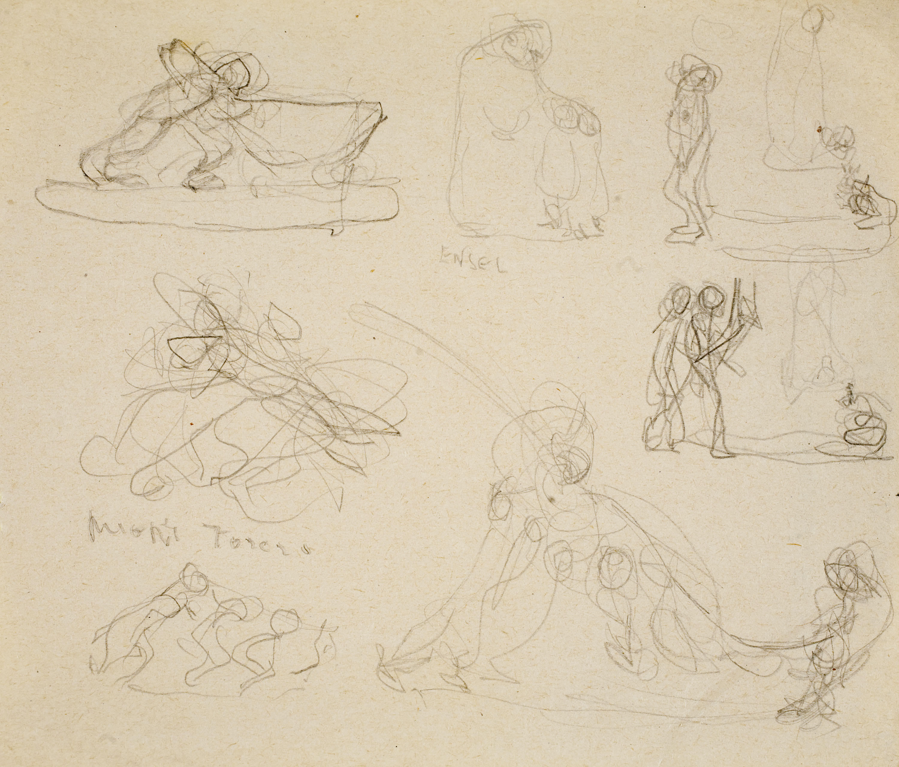 image for: Ismael Smith - Croquis de figures - Segle XX