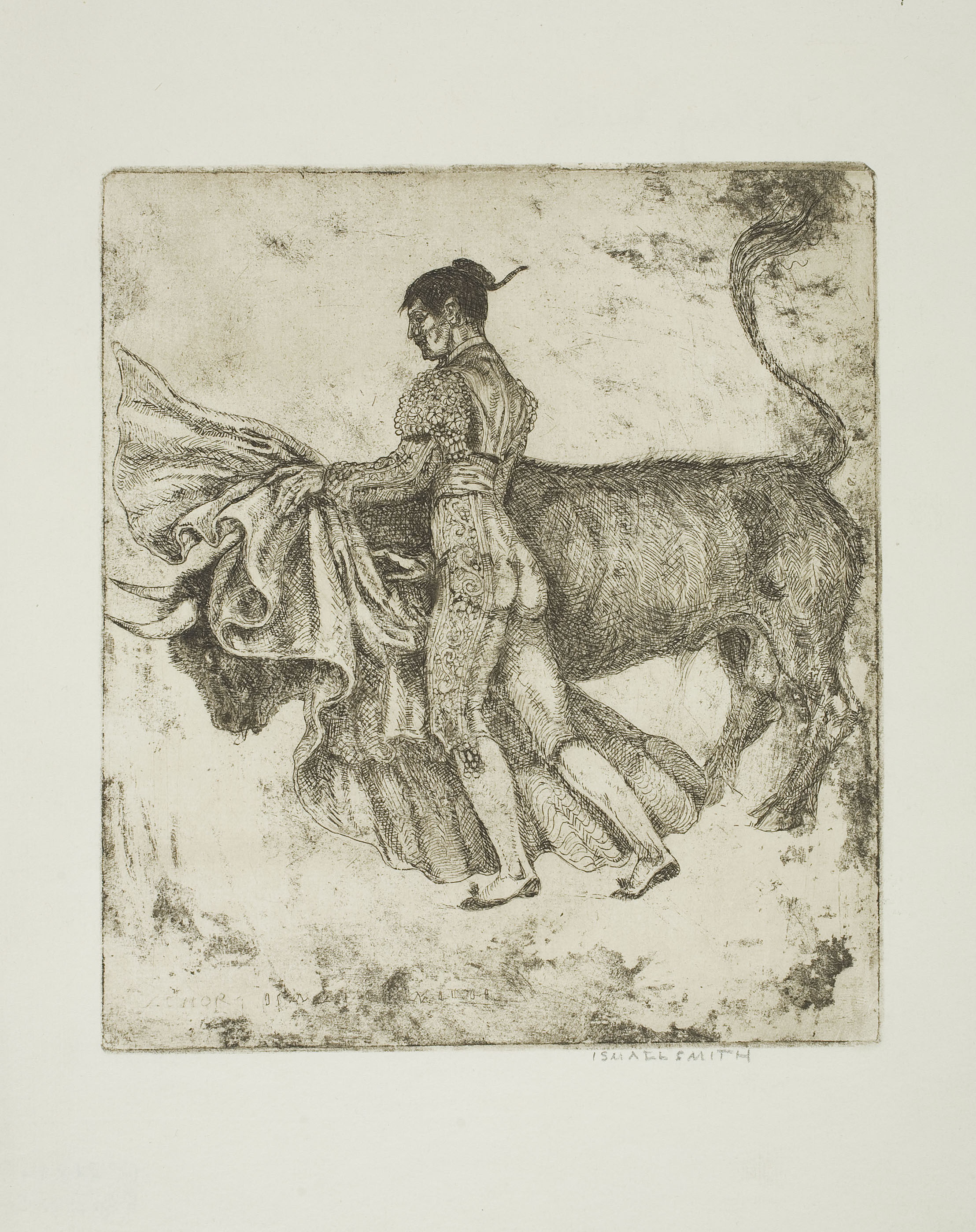 image for: Ismael Smith - Suerte de capa. To play bulls - 1919