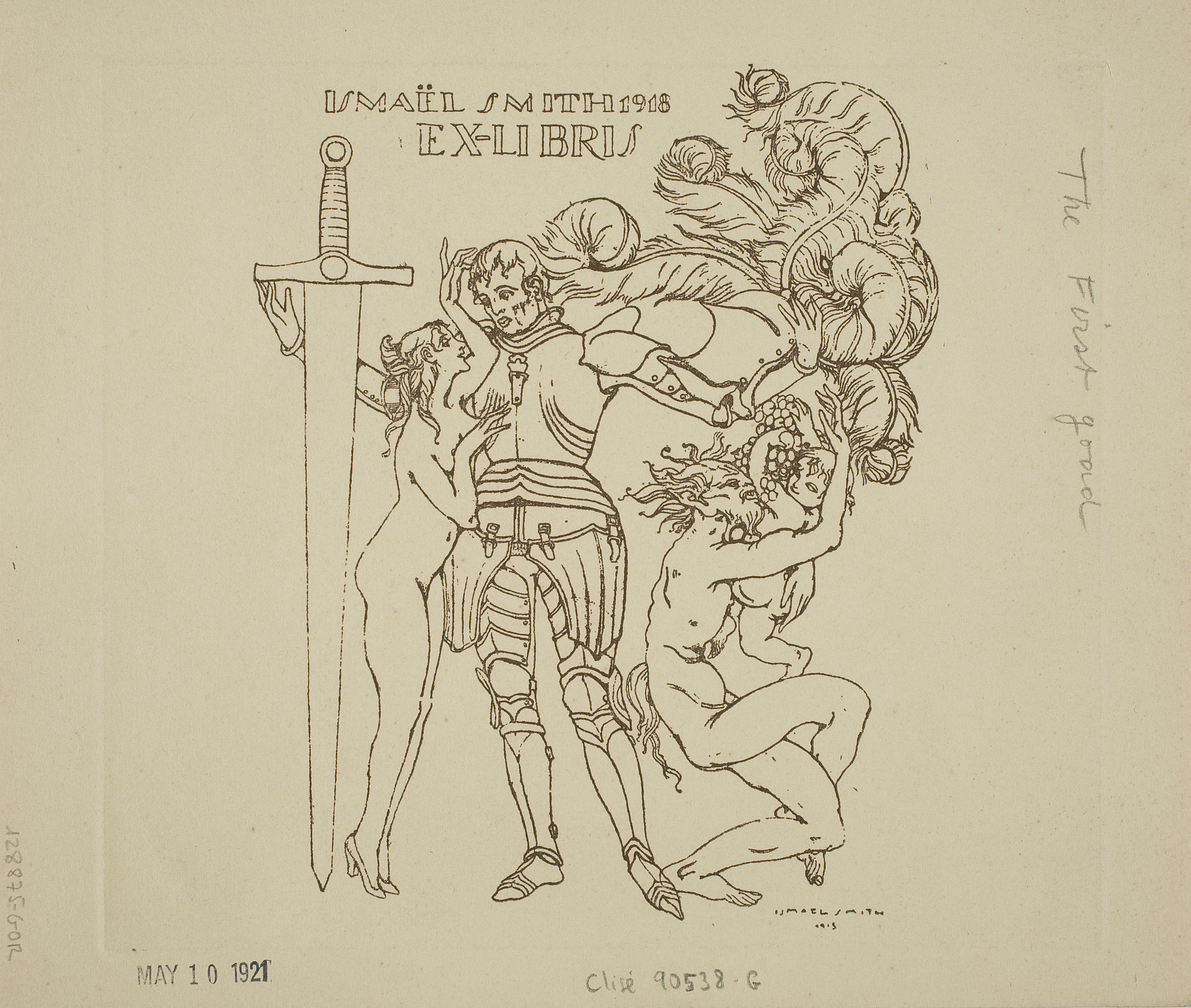 image for: Ismael Smith - Ex-libris d&#039;Ismael Smith - 1915
