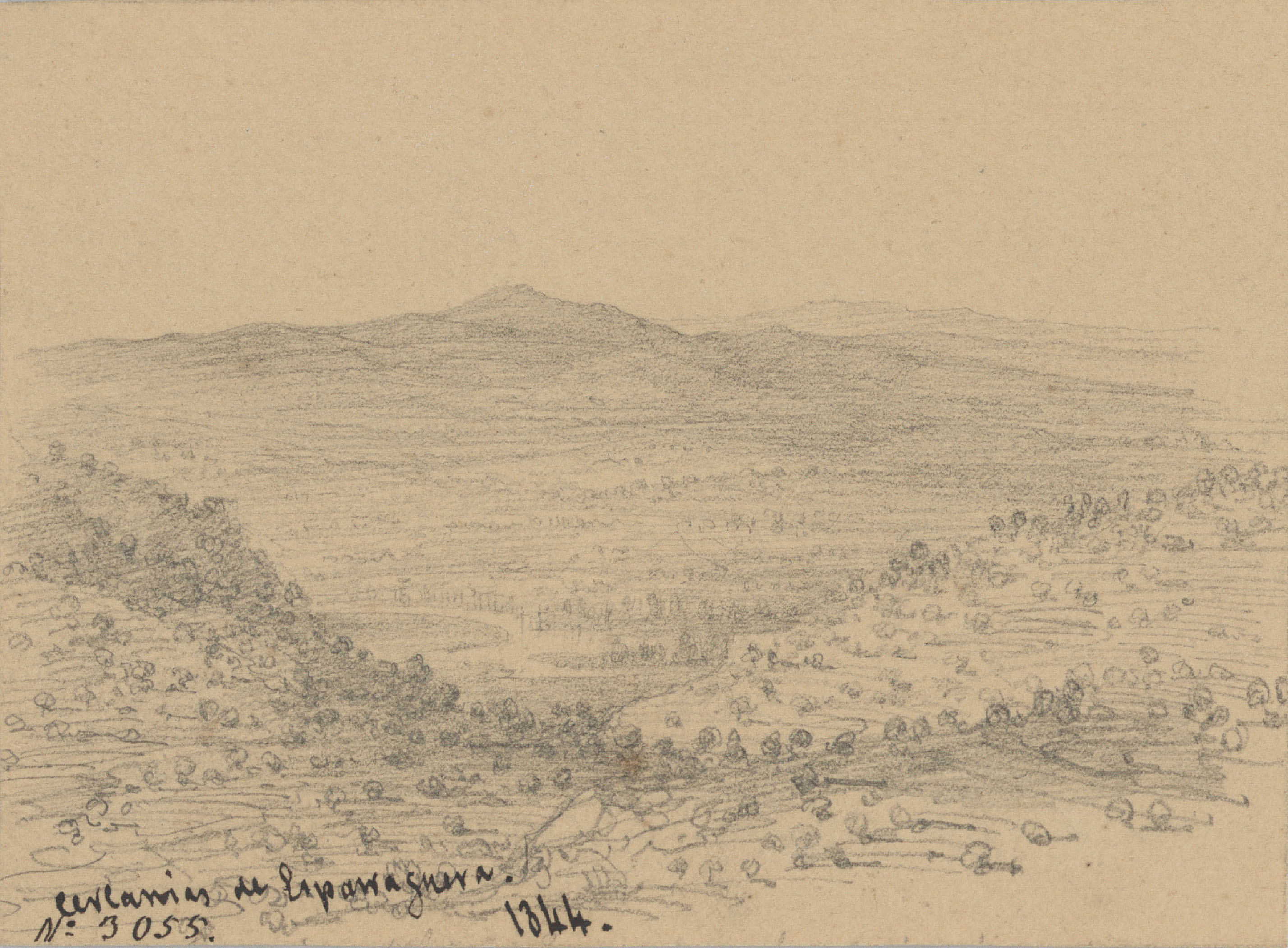 image for: Lluís Rigalt - Cercanías de Esparraguera - 1844
