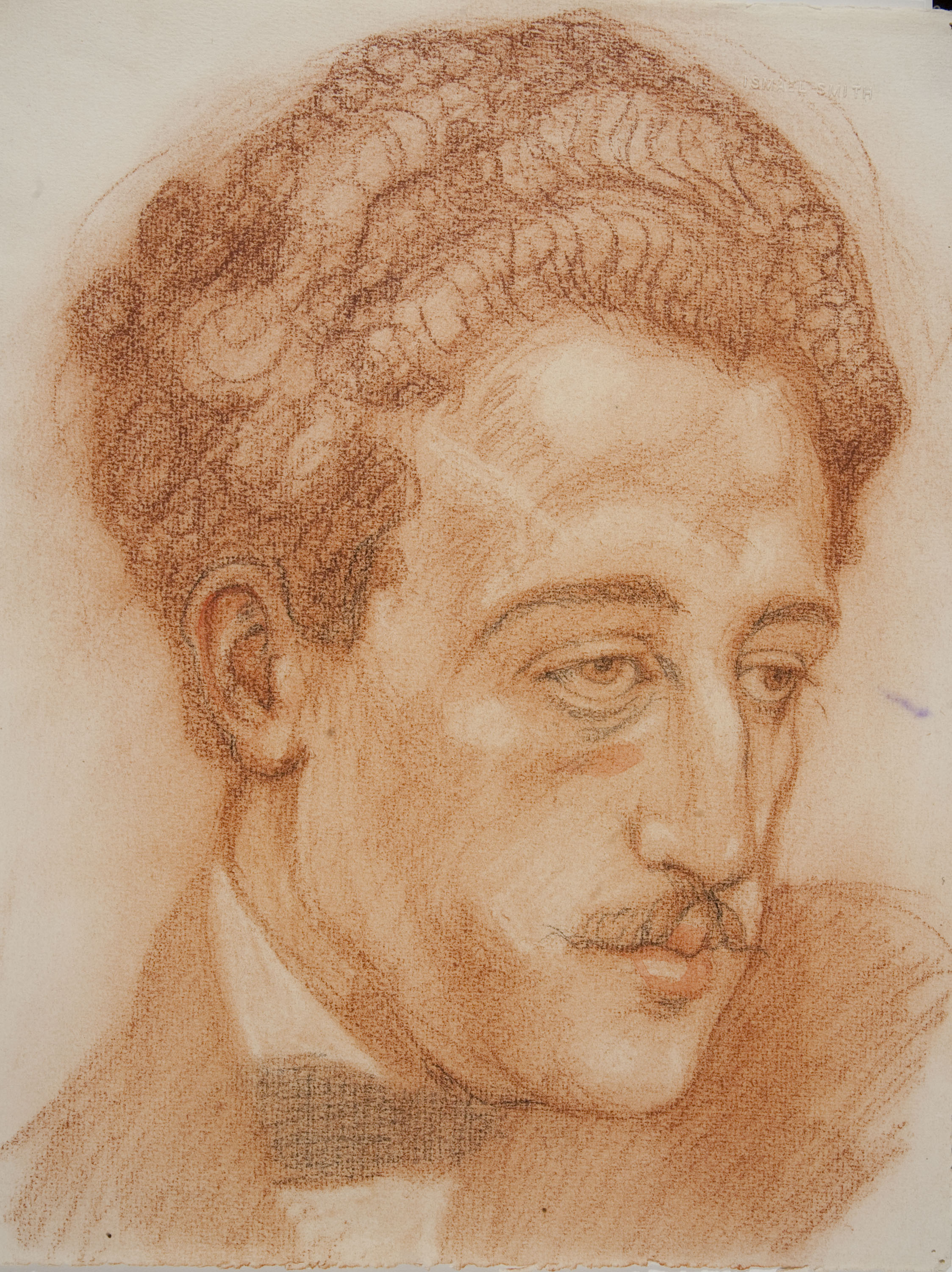image for: Ismael Smith - Retrat masculí [Miquel Utrillo?] - Cap a 1911
