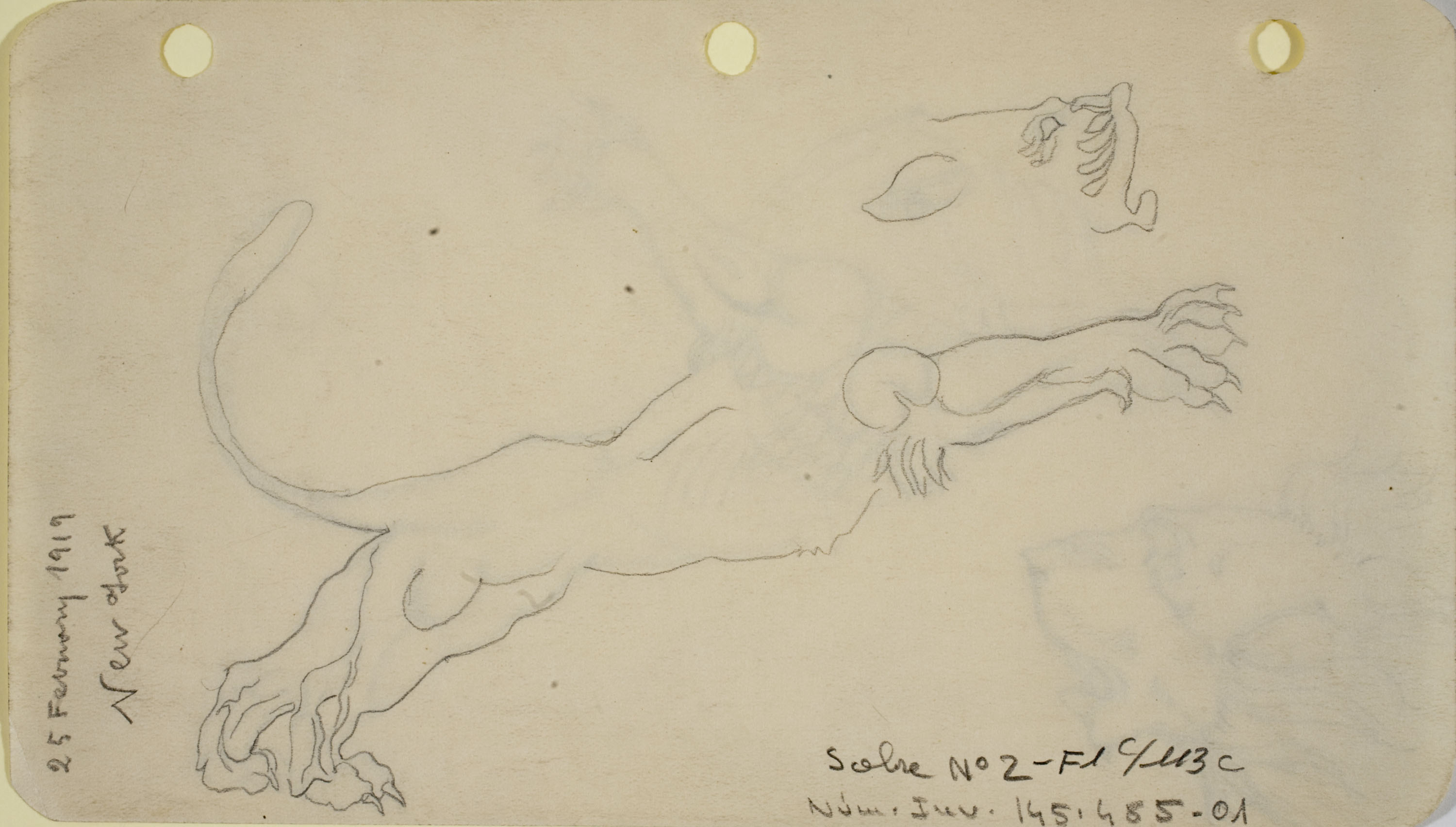 image for: Ismael Smith - Lleons  (anvers) / Lleona (calc de l&#039;anvers) (revers) - 1919 [1]