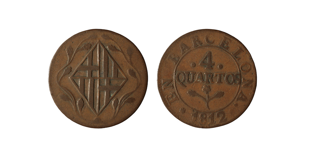 image for: Ocupació francesa - 4 quartos - 1812