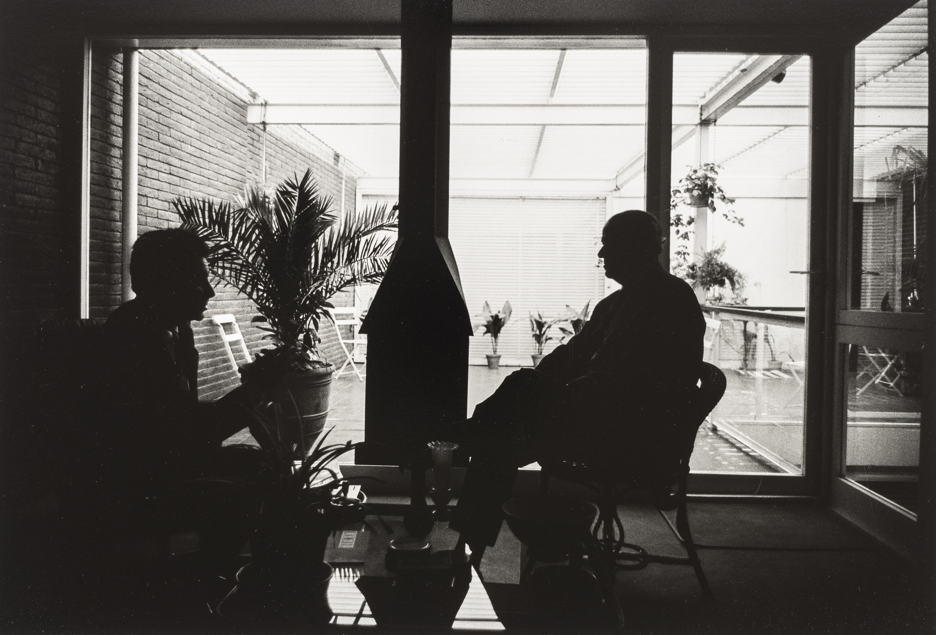 image for: Oriol Maspons - Antoni Tàpies i Alexandre Cirici - 1964 (tiratge posterior)