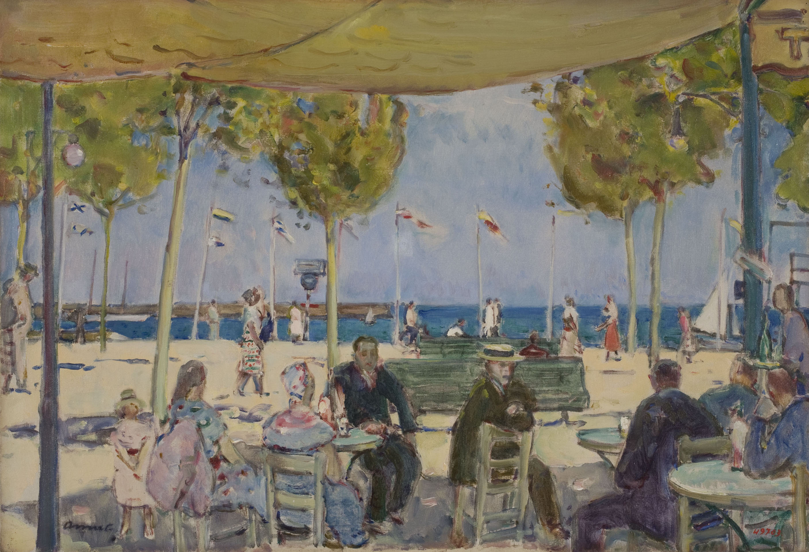 image for: Josep Amat Pagès - El Passeig - 1953