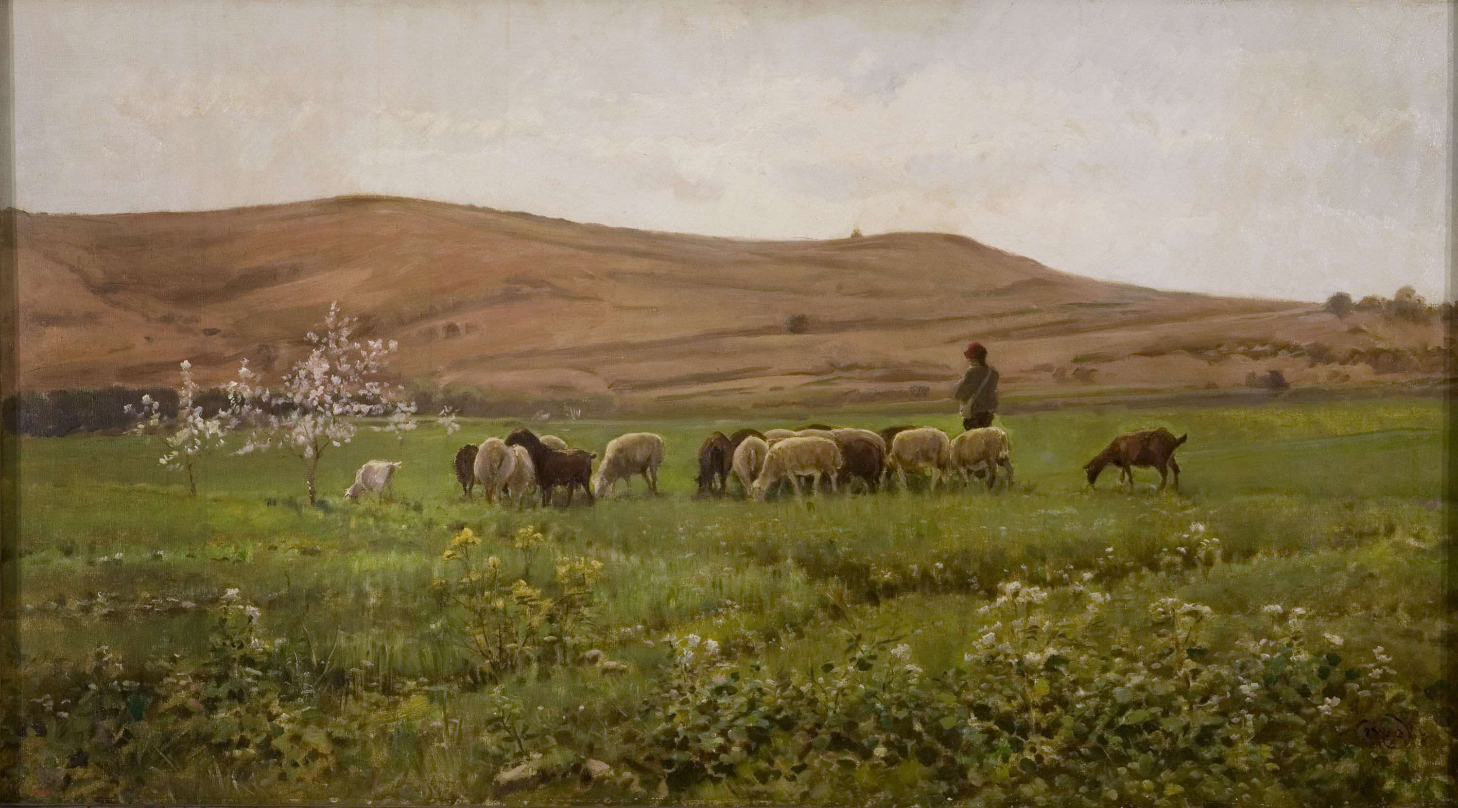 image for: Joaquim Vayreda - La matinada - Cap a 1891