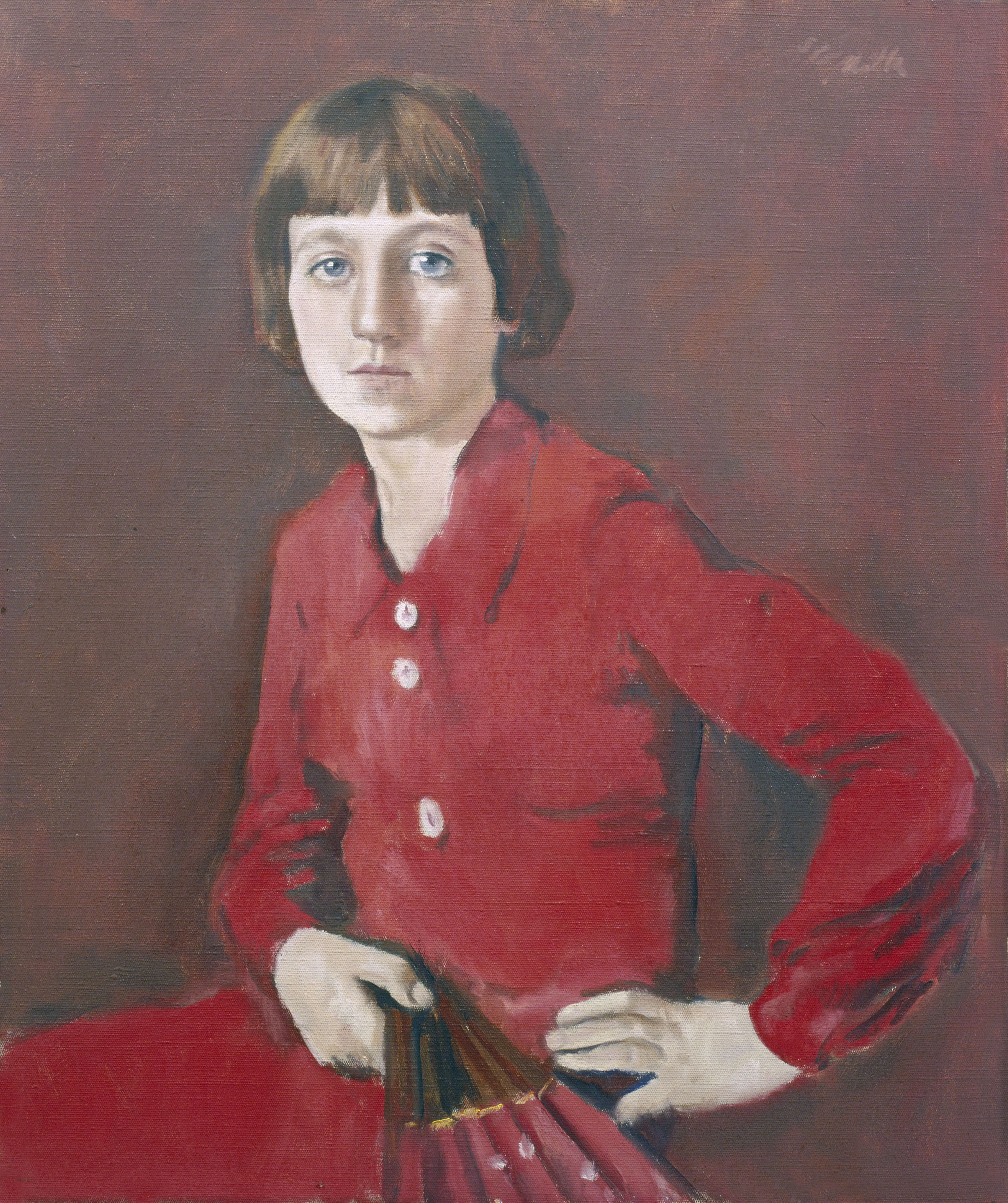 image for: Alfred Sisquella - Figura vermella - Cap a 1930-1935