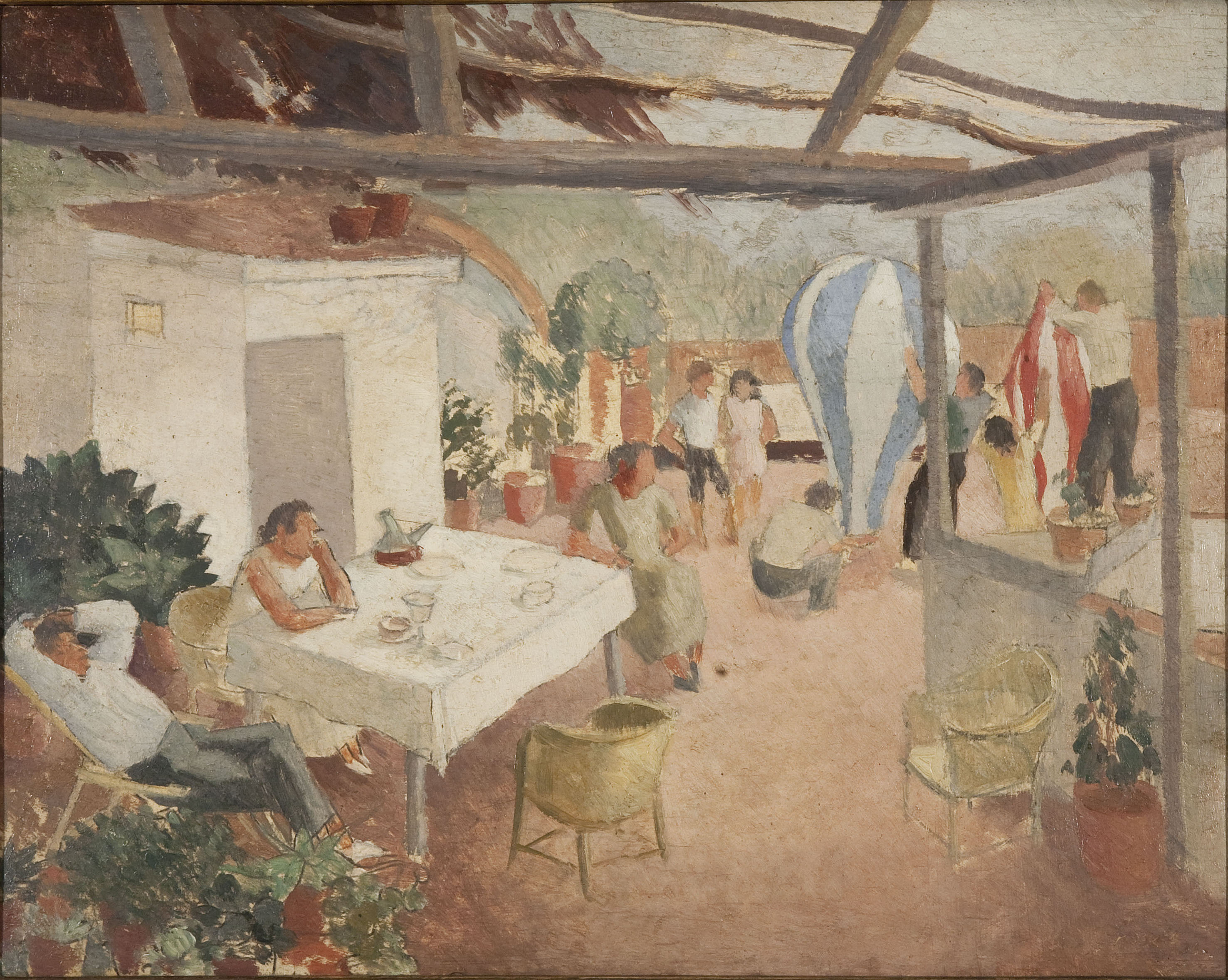 image for: Xavier Nogués - Inflament de globus - 1936