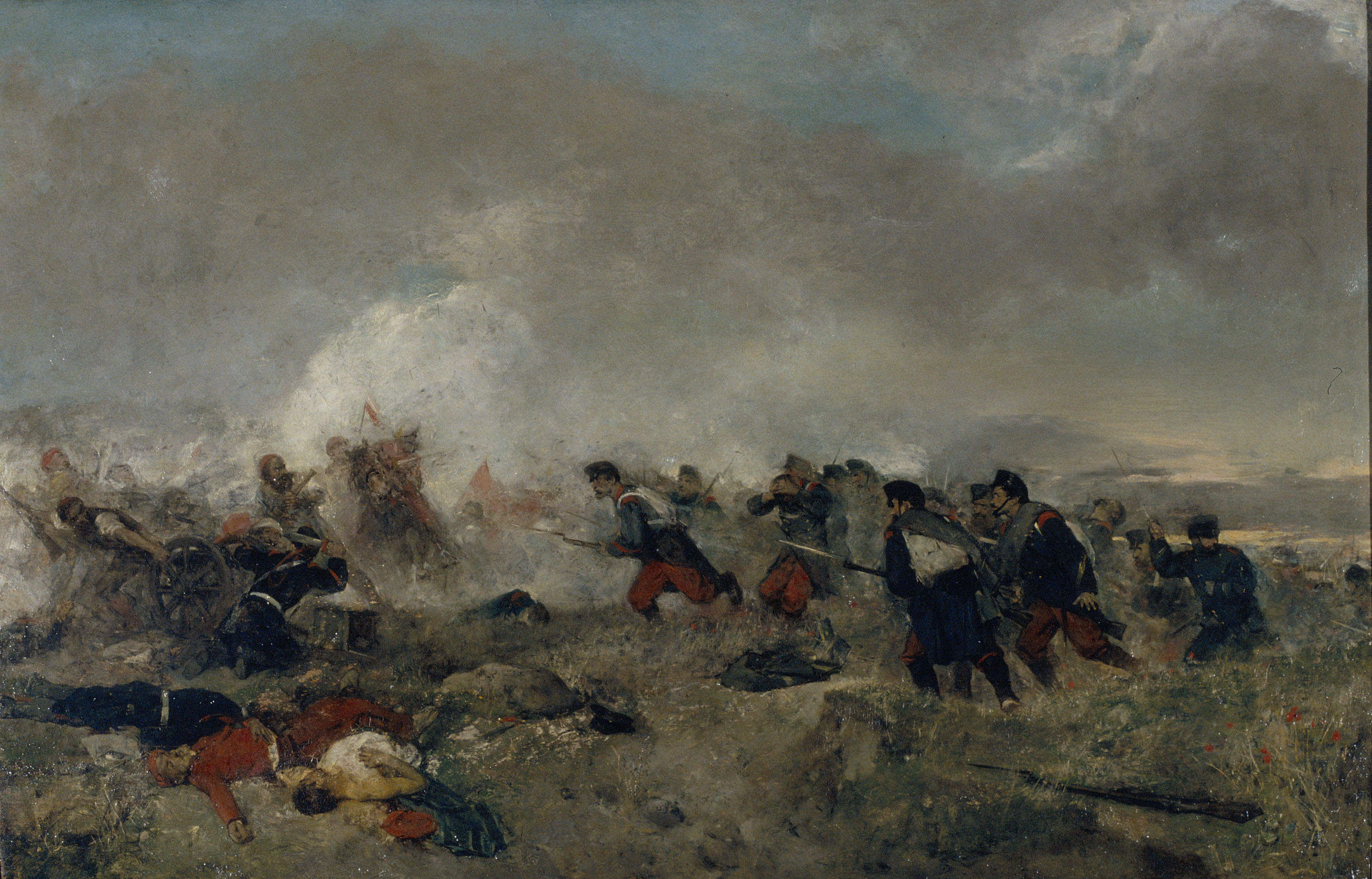 image for: Josep Benlliure Gil - La batalla de Bocairent - Cap a 1876