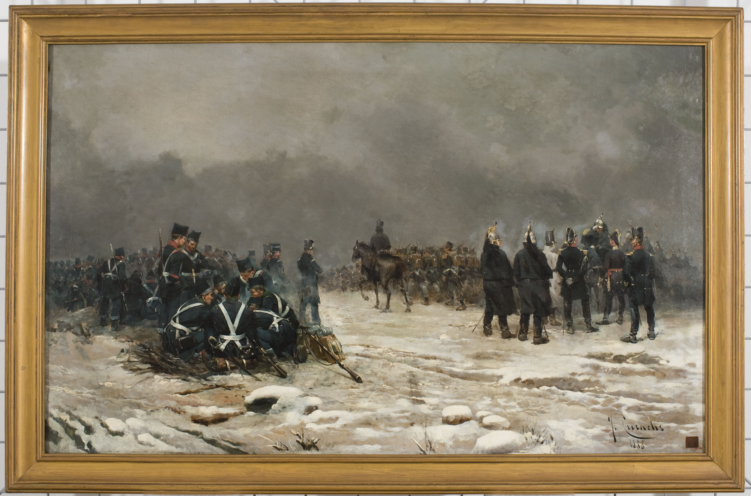 image for: Josep Cusachs - Batalla d&#039;Arlaban - 1888