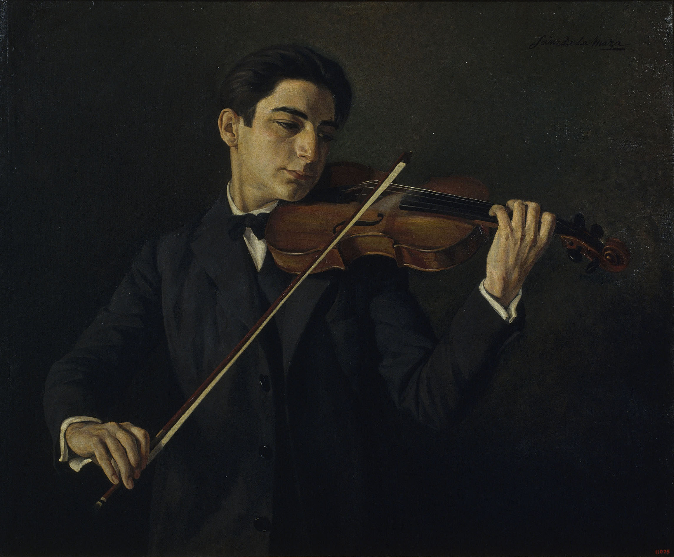 image for: Francisco Sainz de la Maza - El violinista - 1928