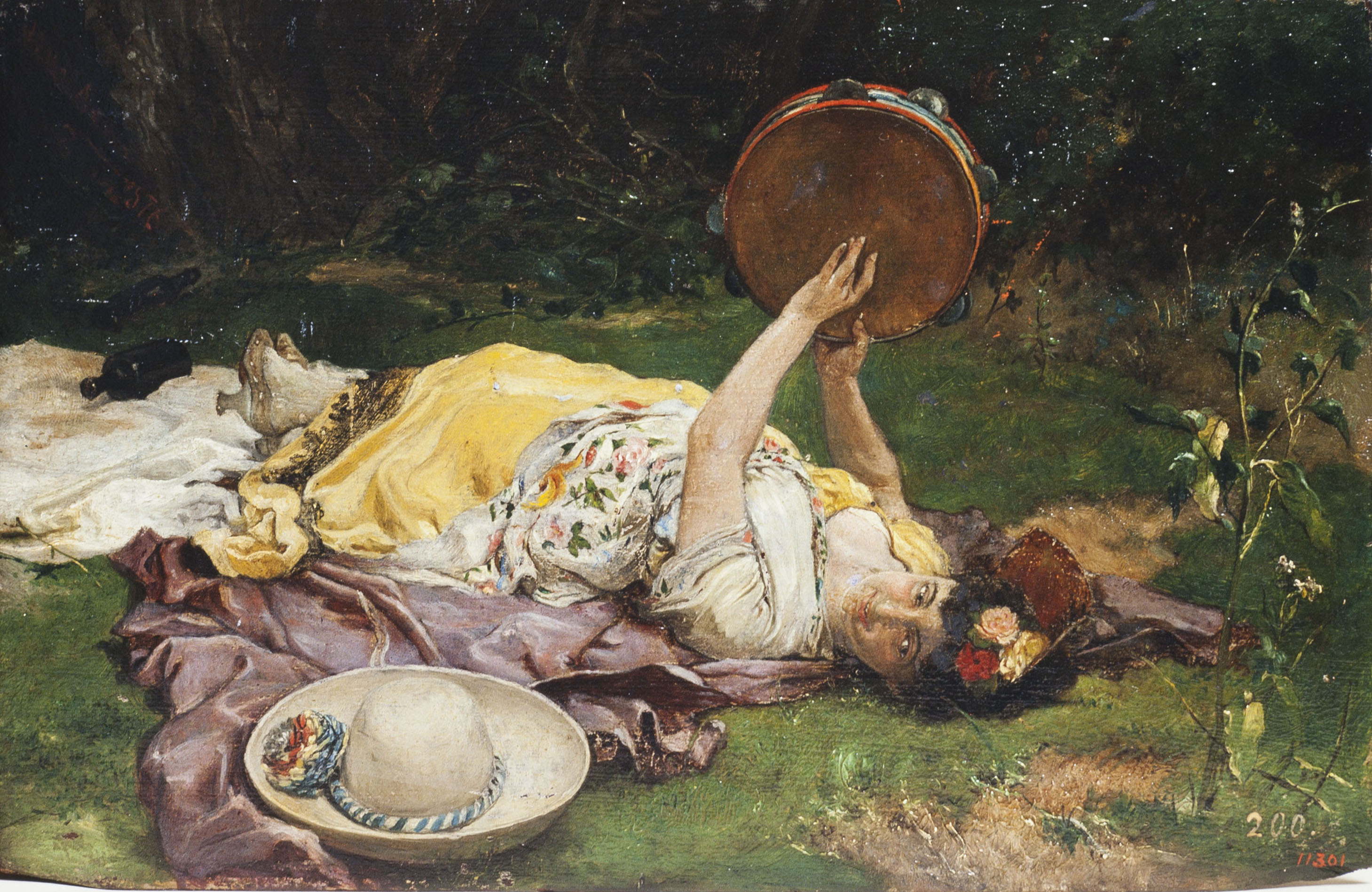 image for: José Jiménez Aranda - La maja alegre - 1876