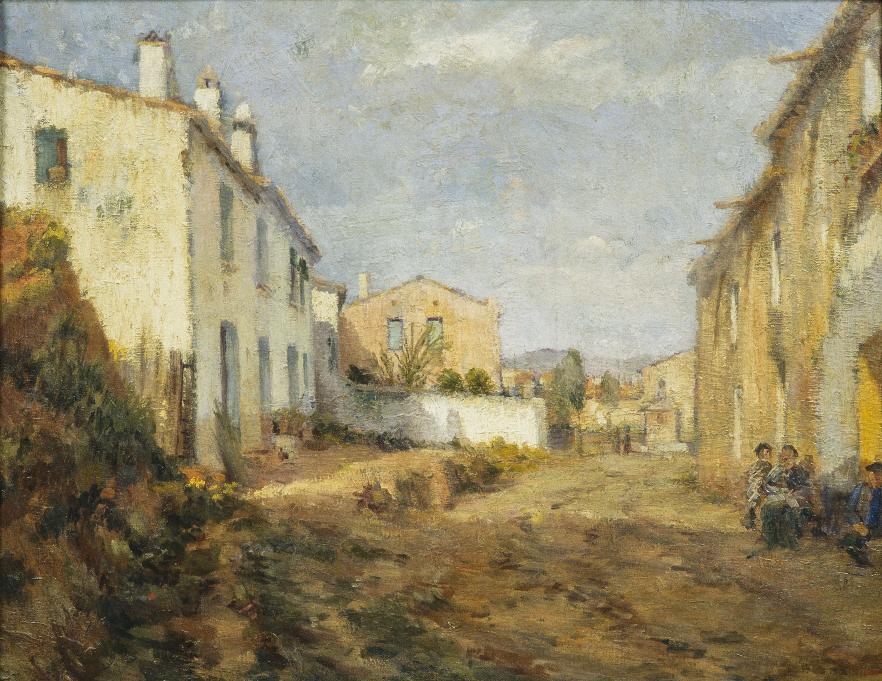 image for: Francesc d&#039;Assís Planas - Mirant la plaça - Cap a 1926