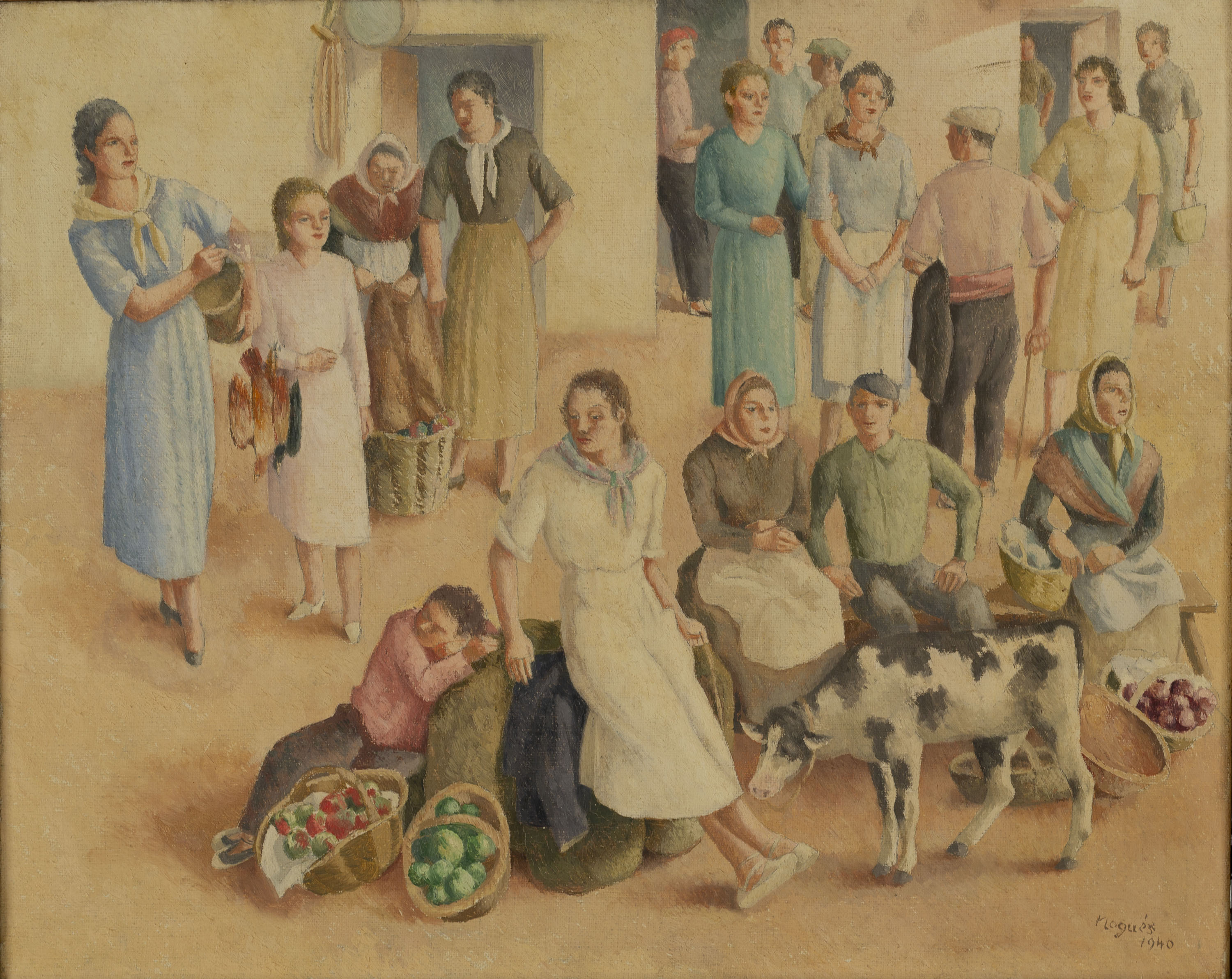 image for: Xavier Nogués - Mercat - 1940