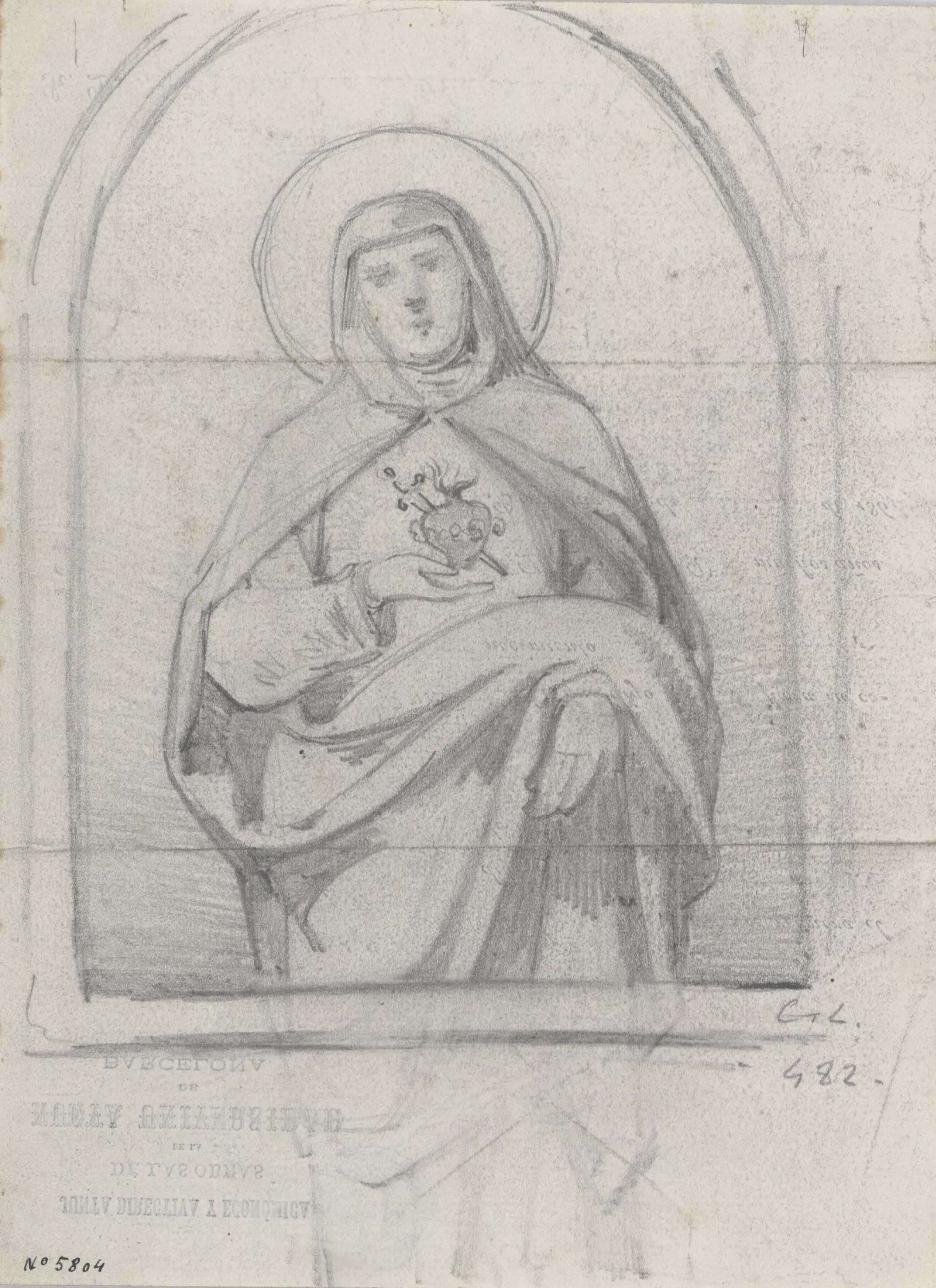 image for: Claudi Lorenzale - Mare de Déu dels Dolors - Cap a 1866