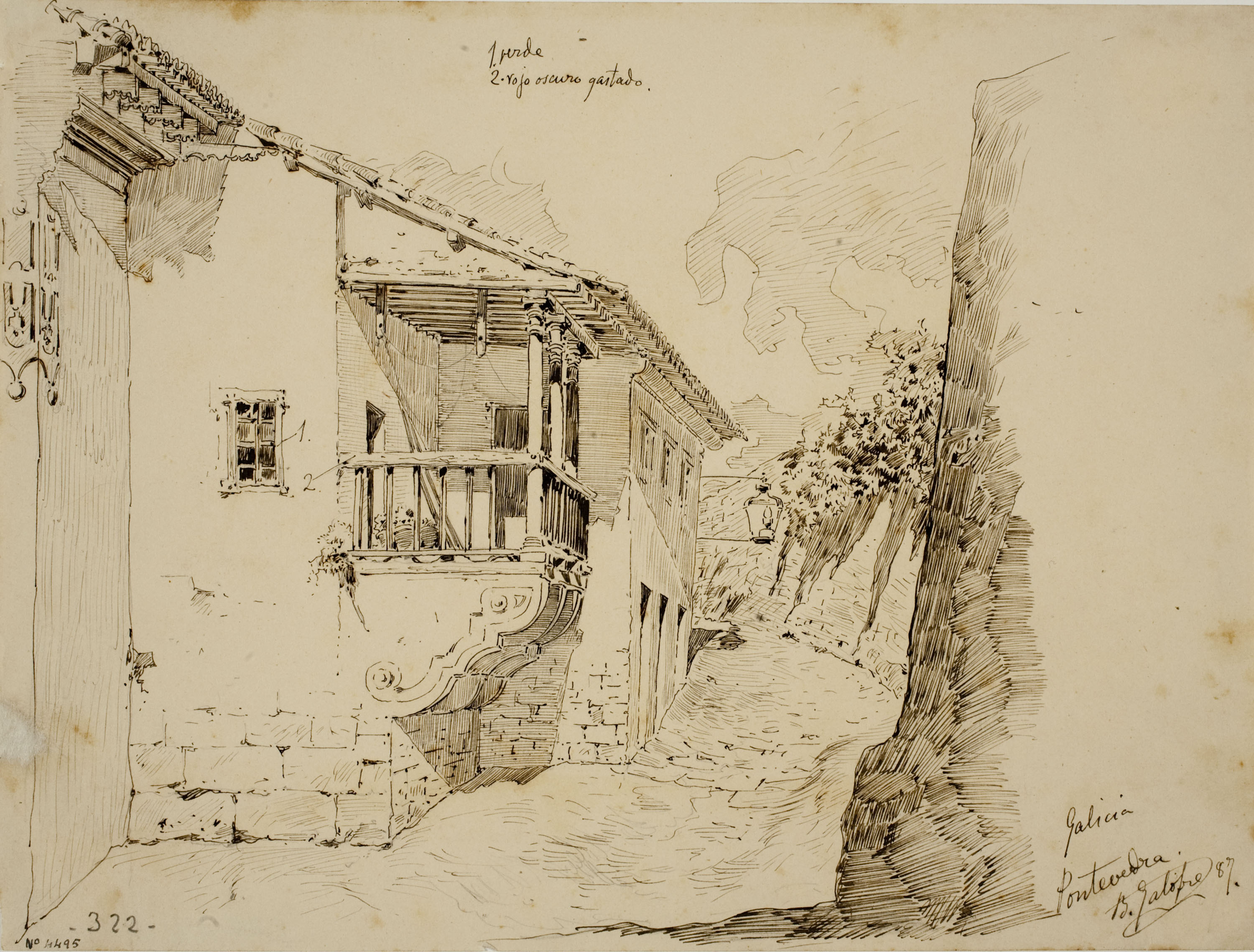 image for: Baldomer Galofre - Pontevedra - 1887