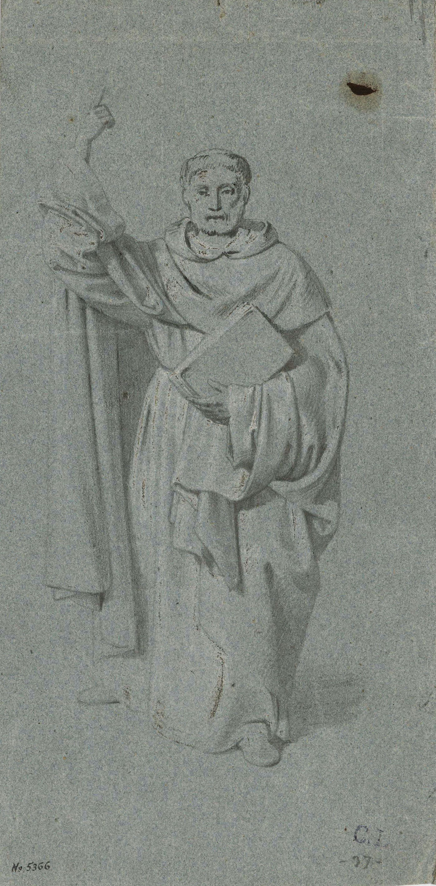 image for: Claudi Lorenzale - Apòstol [?] - Cap a 1850-1870