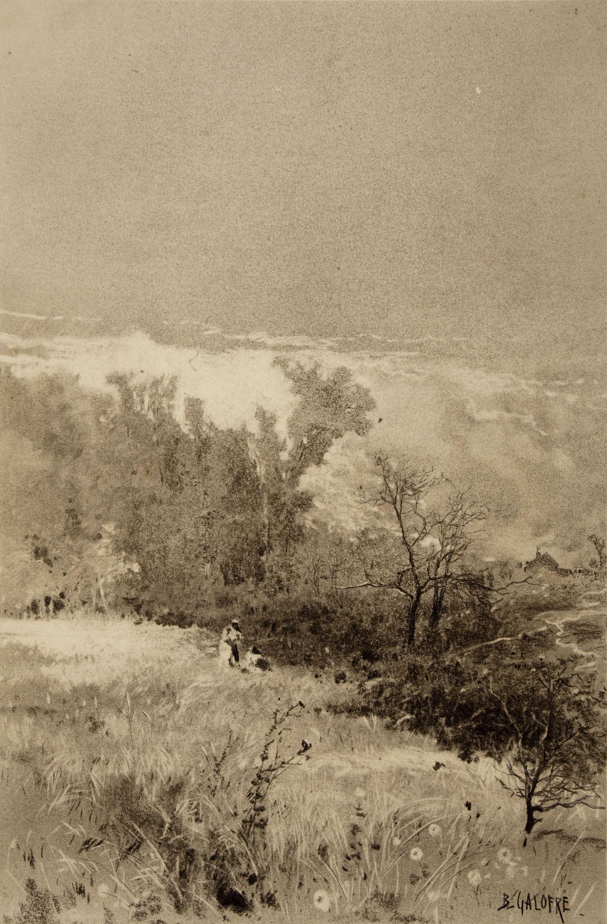 image for: Baldomer Galofre - Paisatge de primavera - Cap a 1880-1886