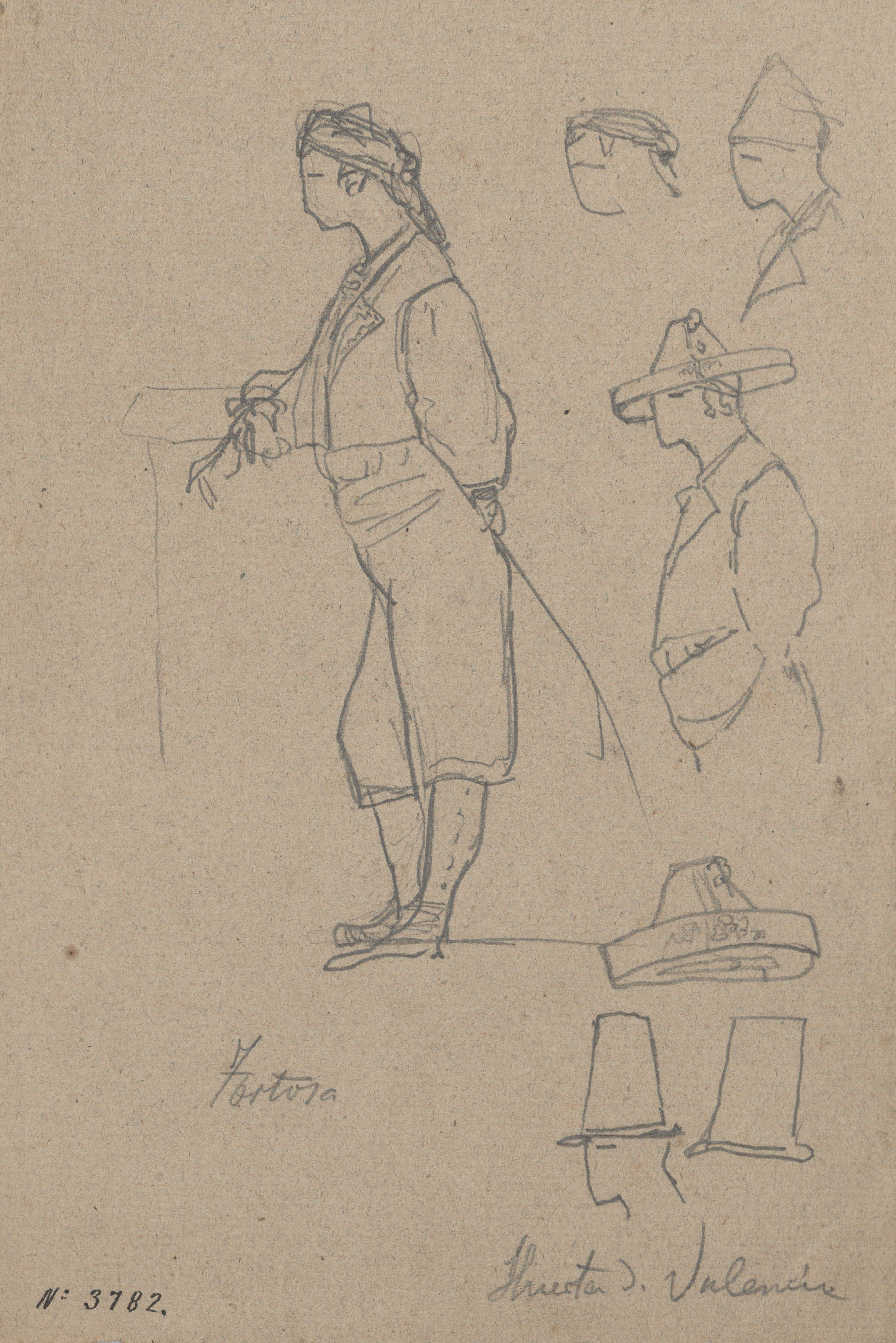 image for: Francesc Torras - Tipus de Tortosa i de l'Horta de València - Cap a 1860-1876