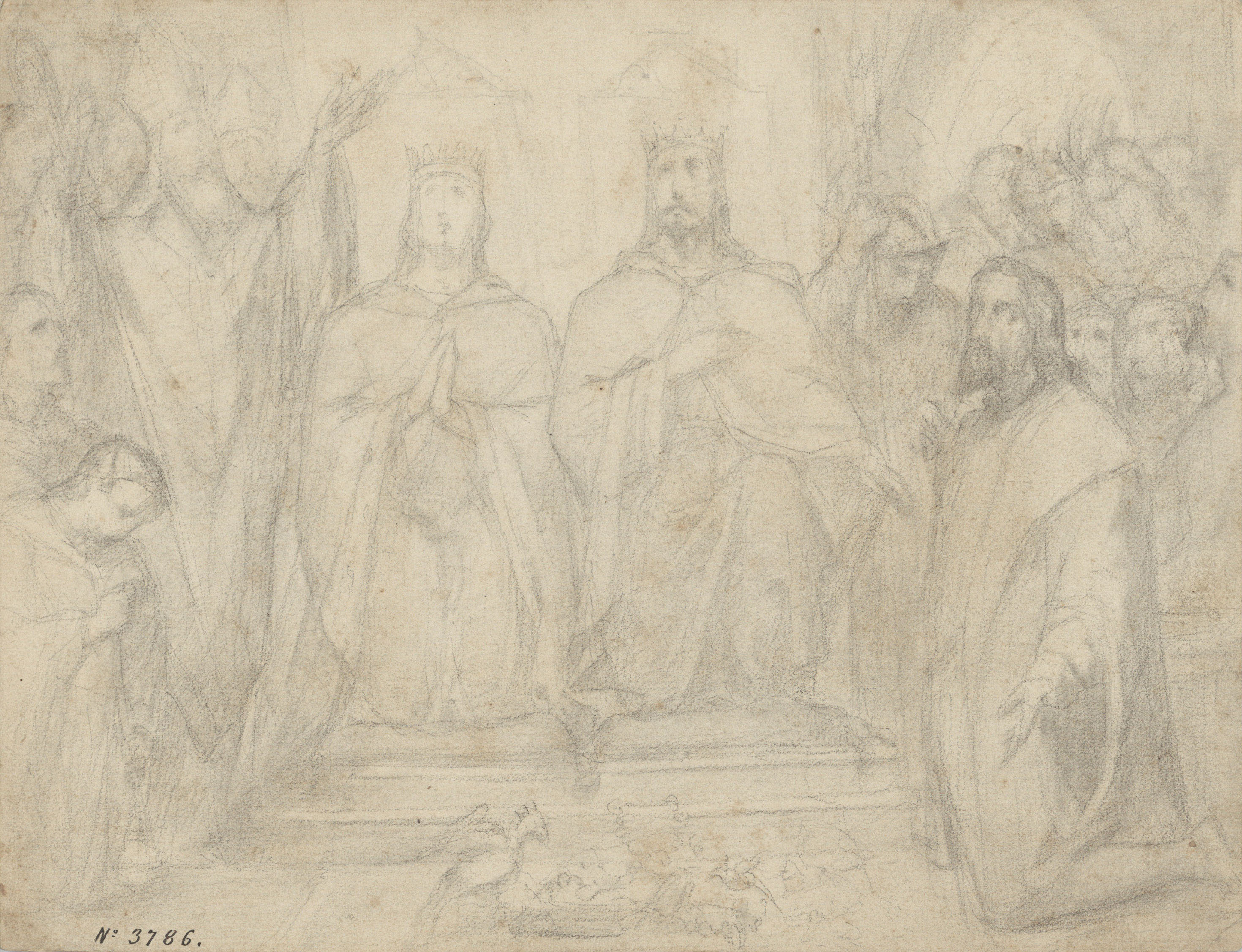 image for: Francesc Torras - Cristòfol Colom, davant dels reis Catòlics - Cap a 1860-1876