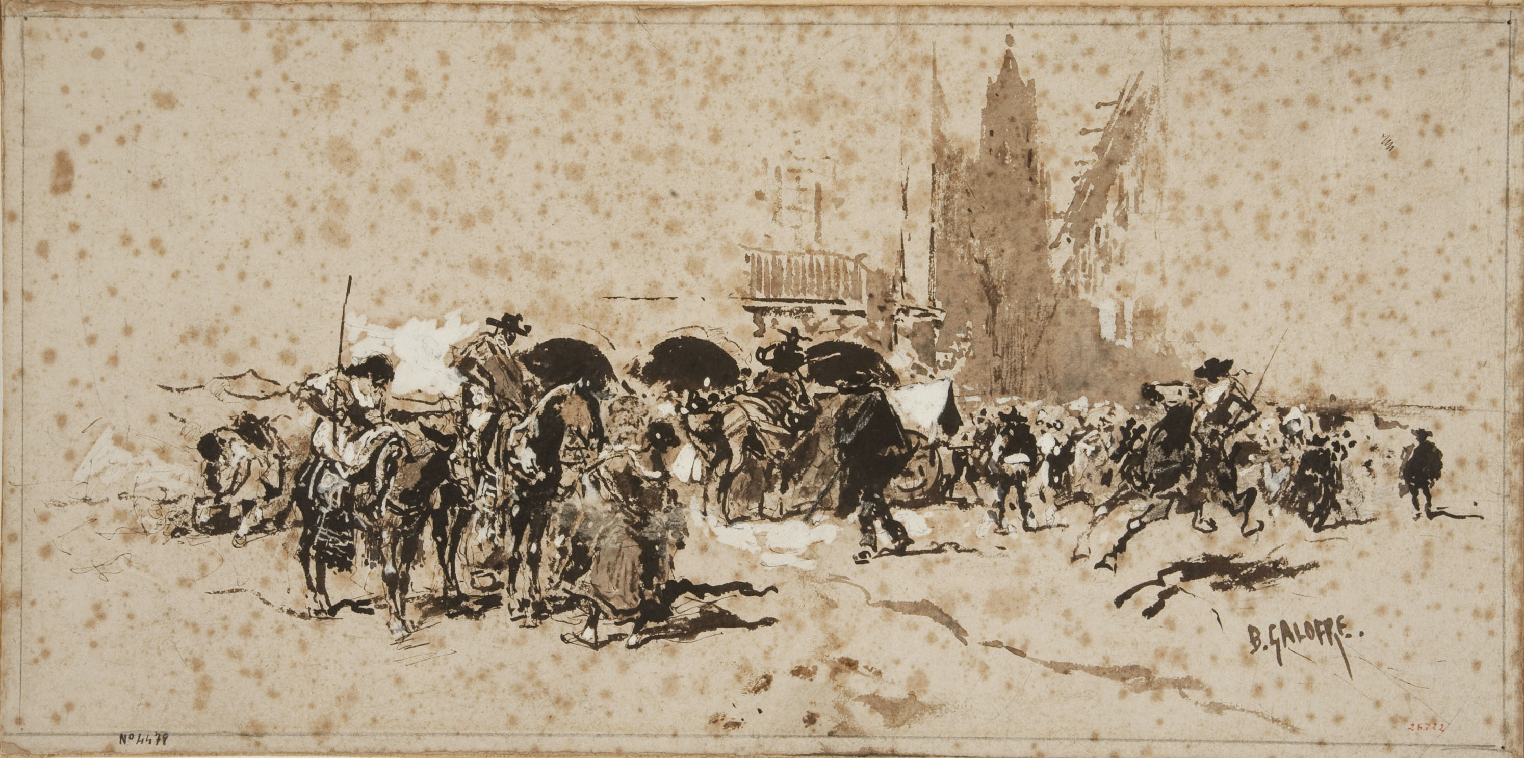 image for: Baldomer Galofre - Plaça de Salamanca - Cap a 1885