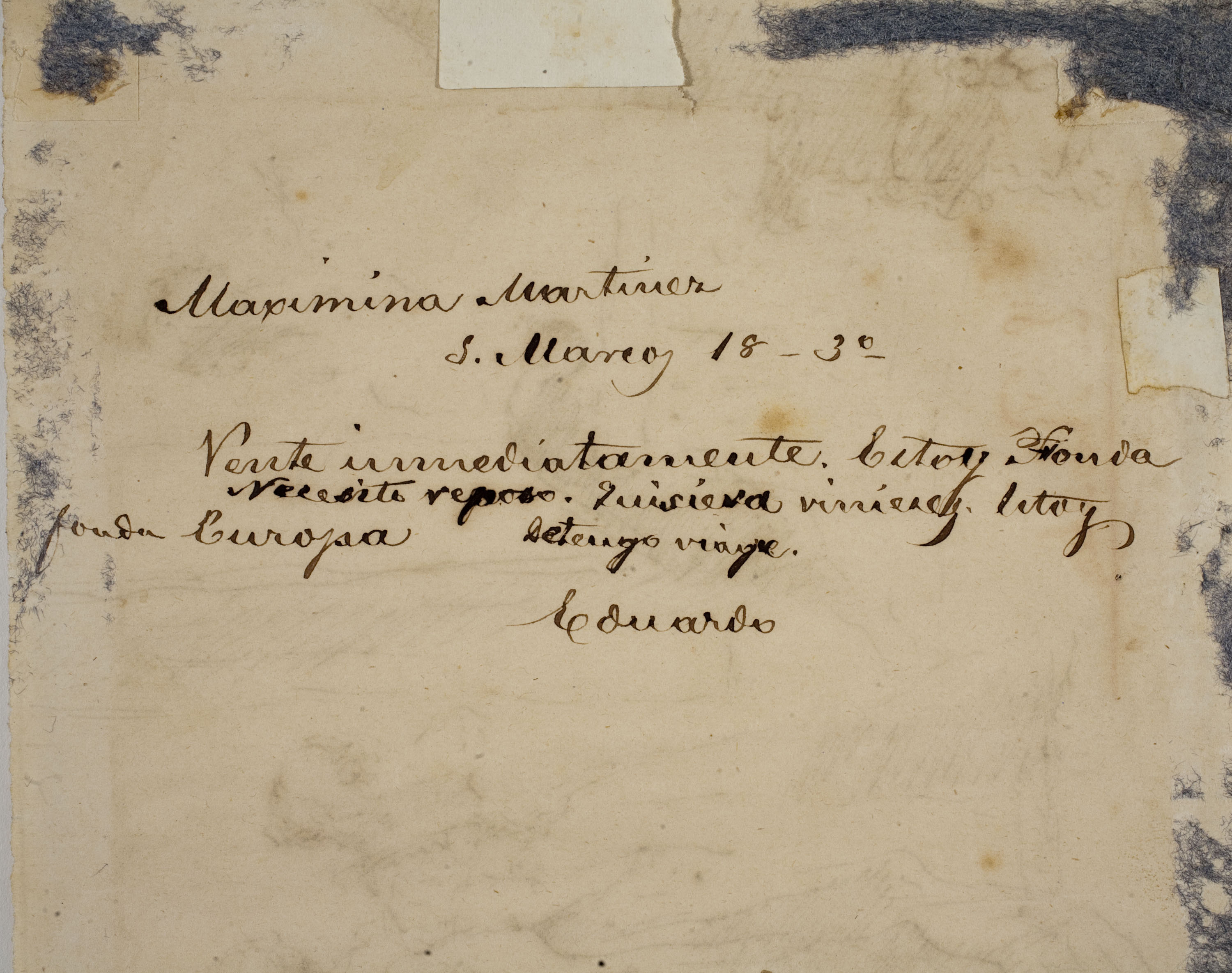 image for: Eduardo Rosales - Estudi per al quadre «Hamlet i Ofèlia» - Cap a 1871 [1]