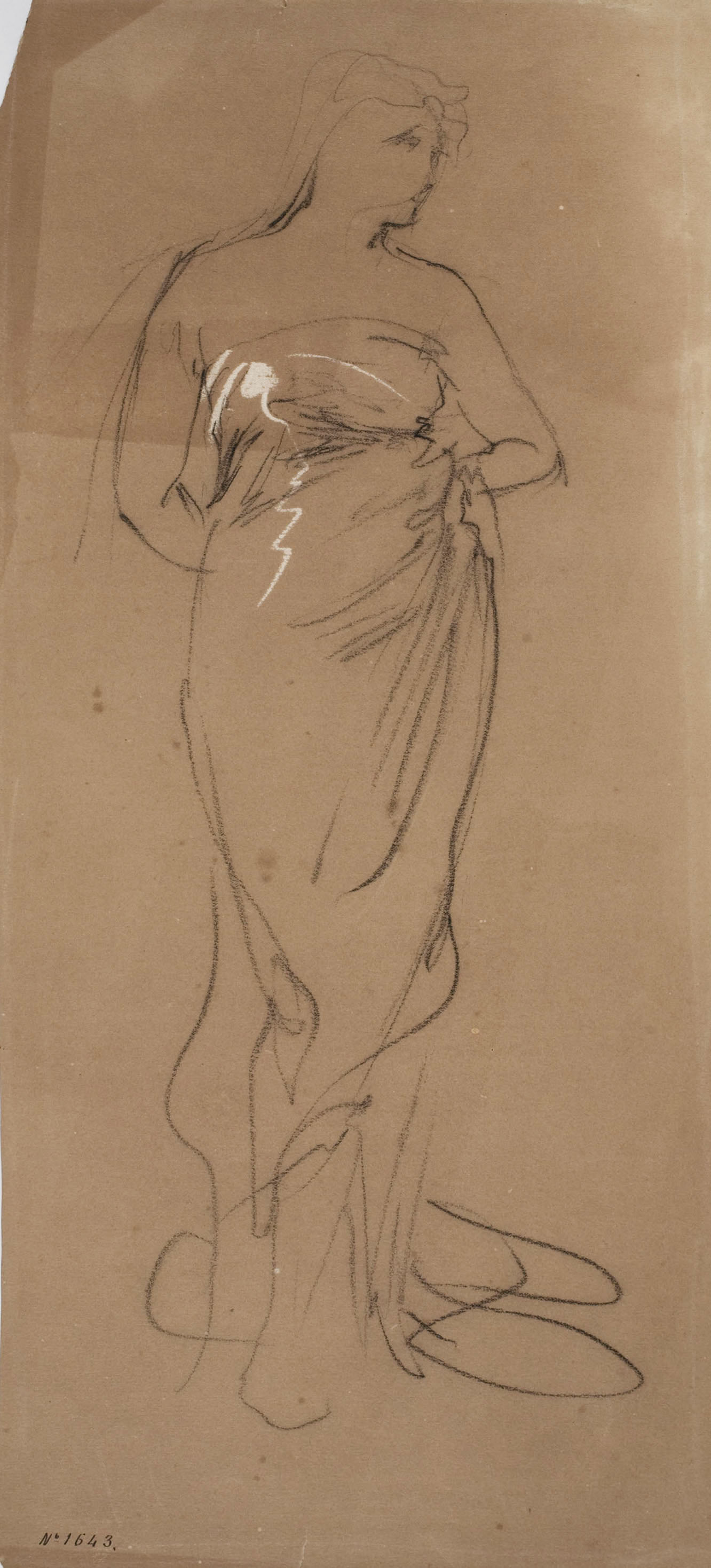 image for: Ramon Martí i Alsina - Nu de dona - Cap a 1865-1870