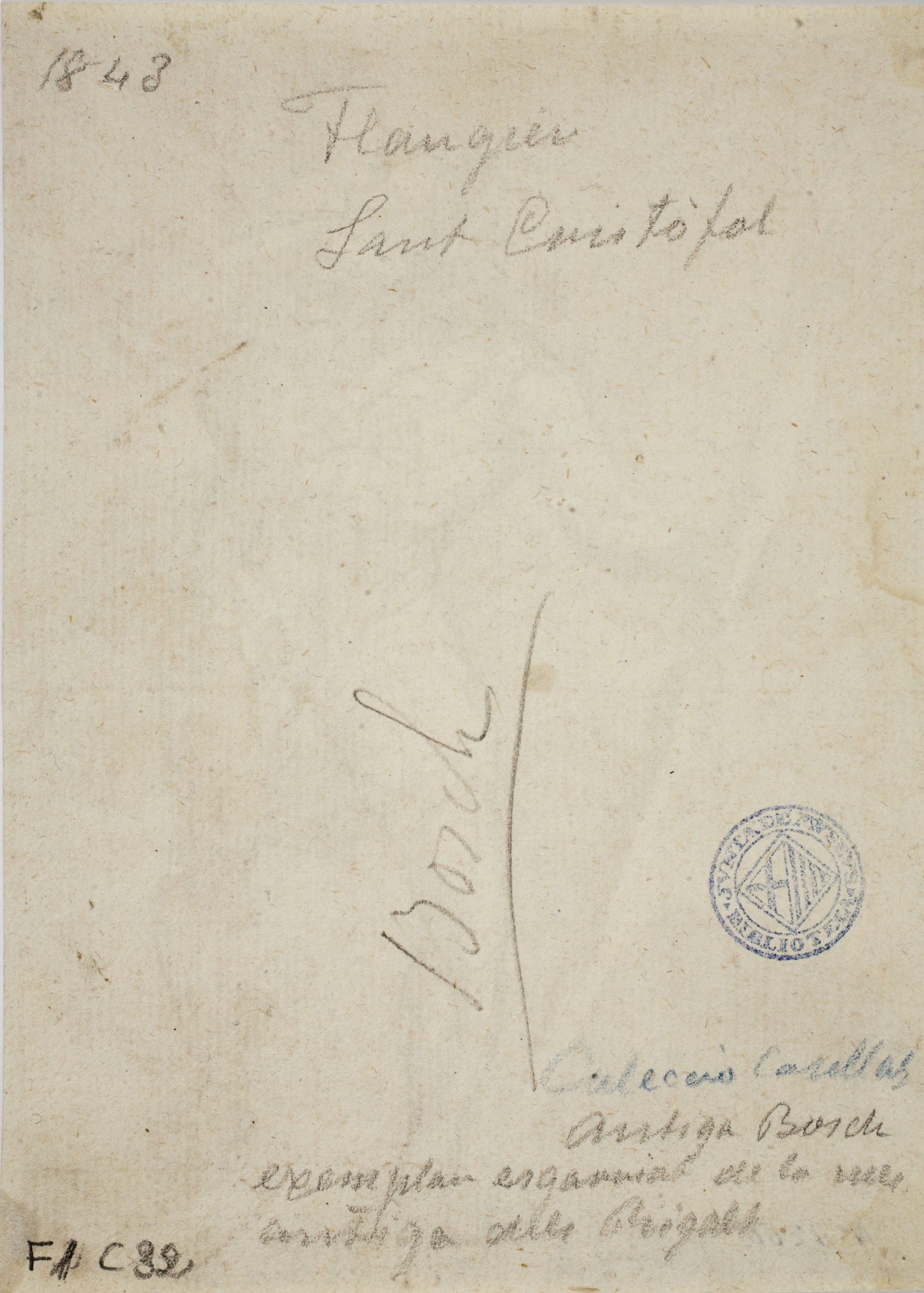 image for: Josep Bernat Flaugier - Sant Cristòfol - Cap a 1800-1812 [1]