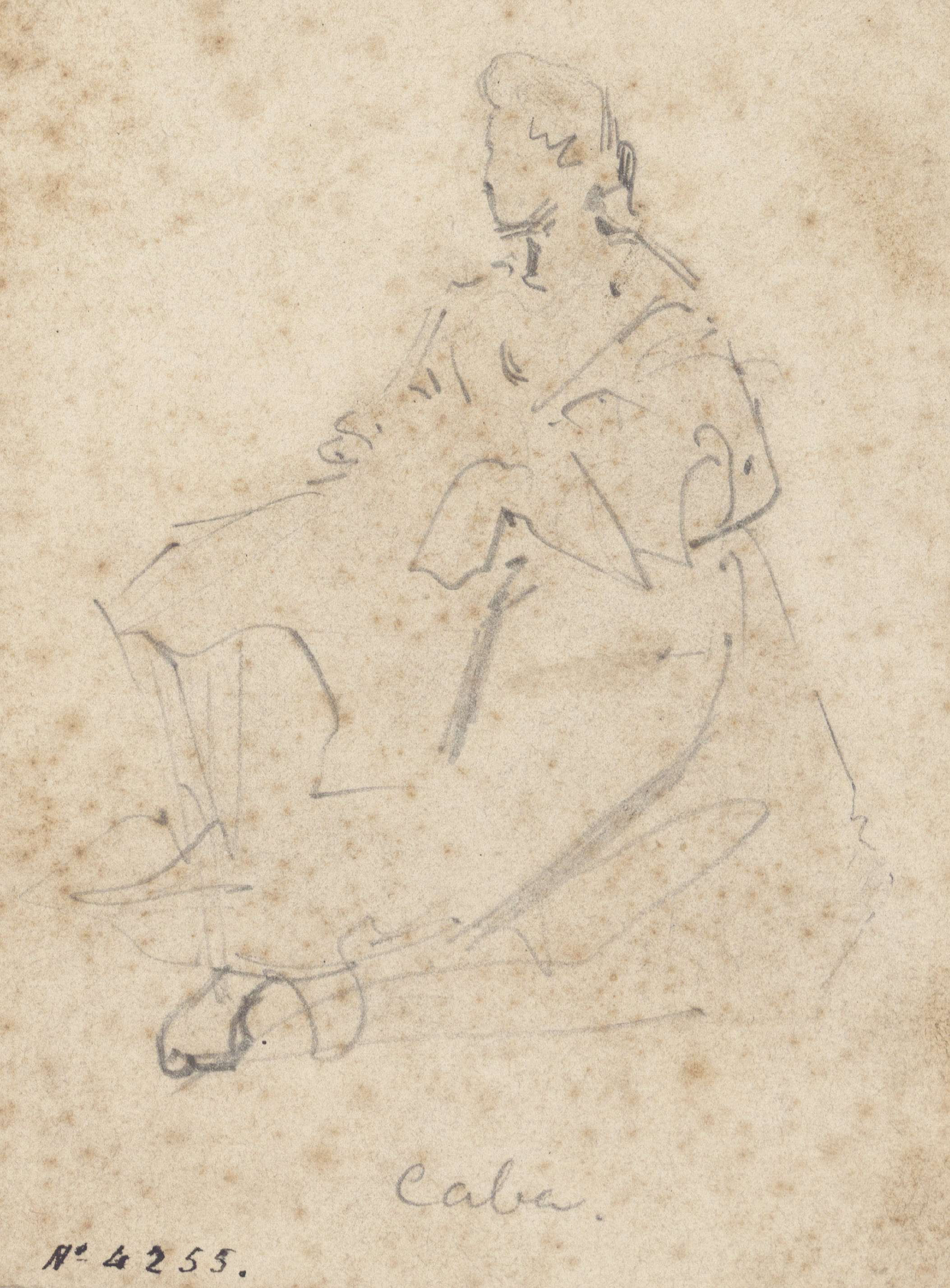 image for: Antoni Caba - Figura femenina - Cap a 1860-1870