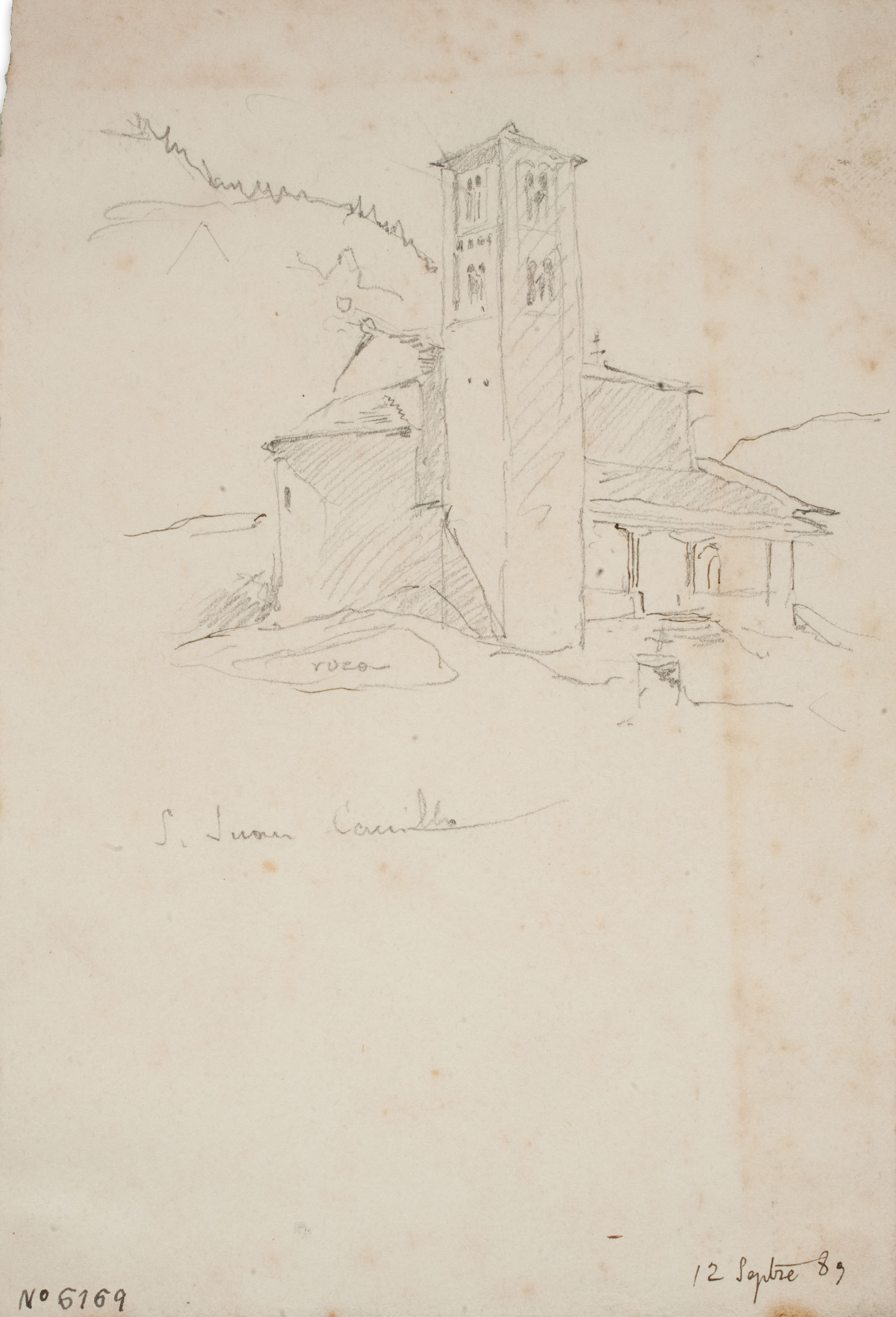 image for: Josep Lluís Pellicer - Església de Sant Joan Canillo a Andorra - 1889