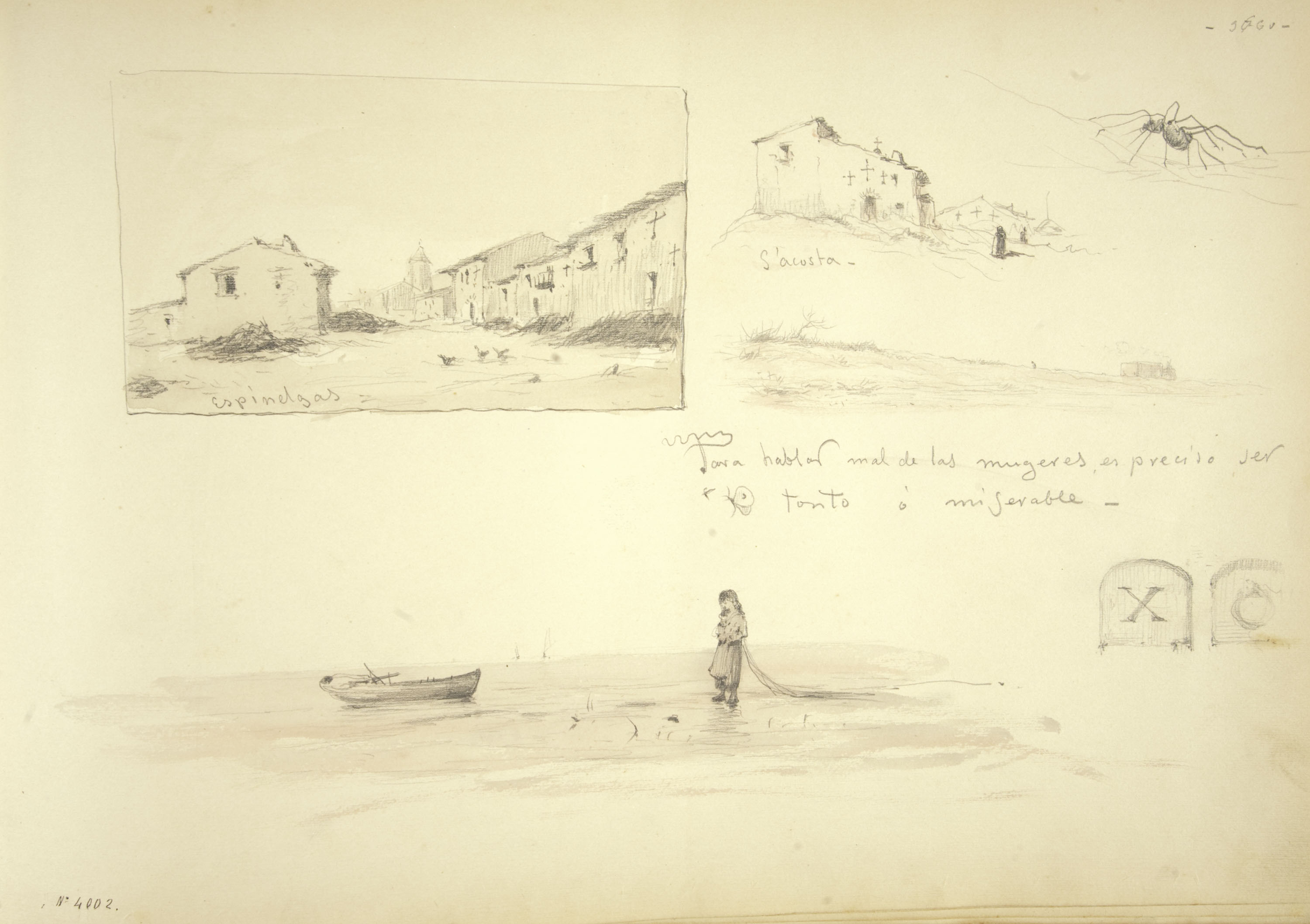 image for: Modest Urgell - Apunts diversos - Cap a 1864