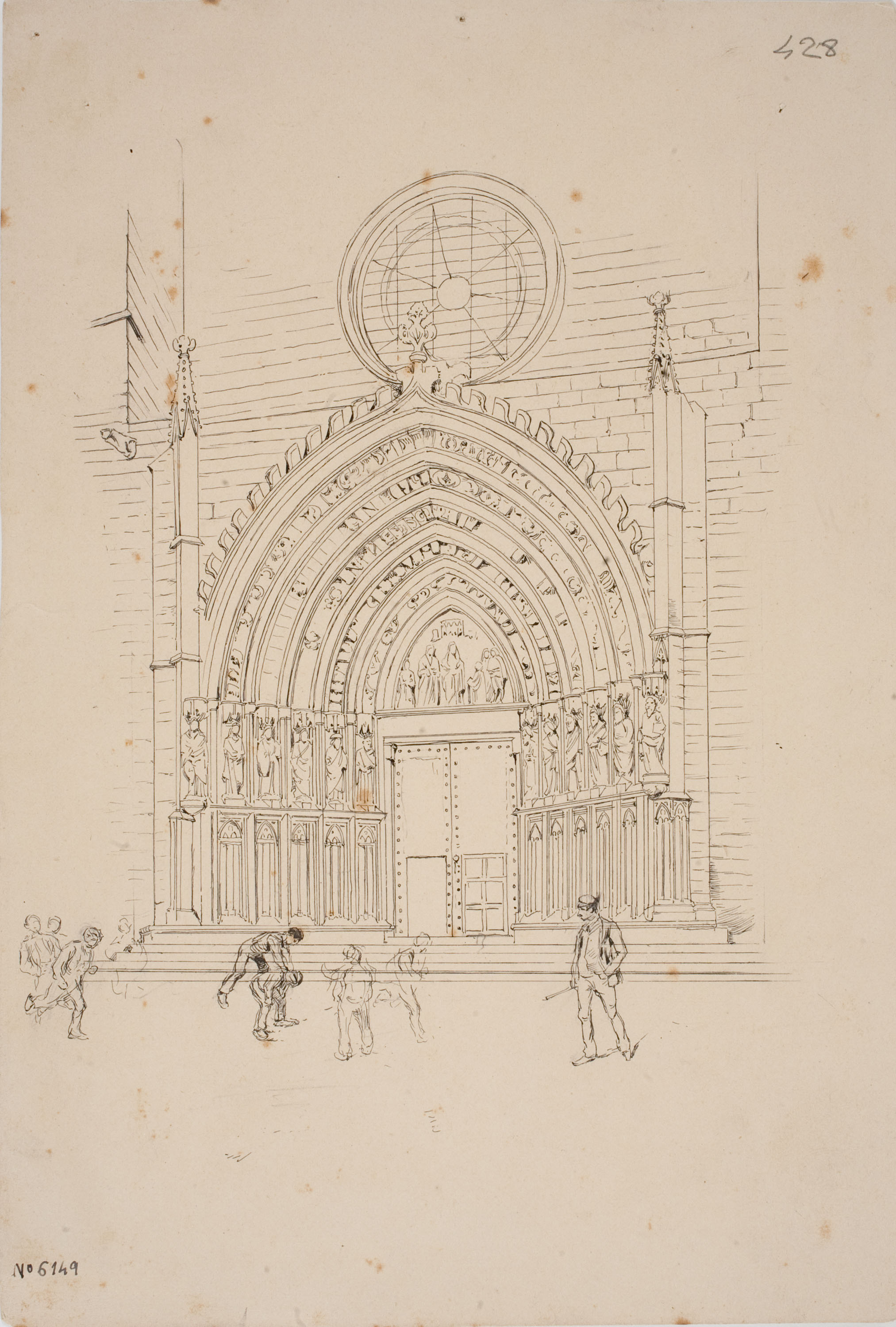 image for: Josep Lluís Pellicer - Portada gòtica - Cap a 1889