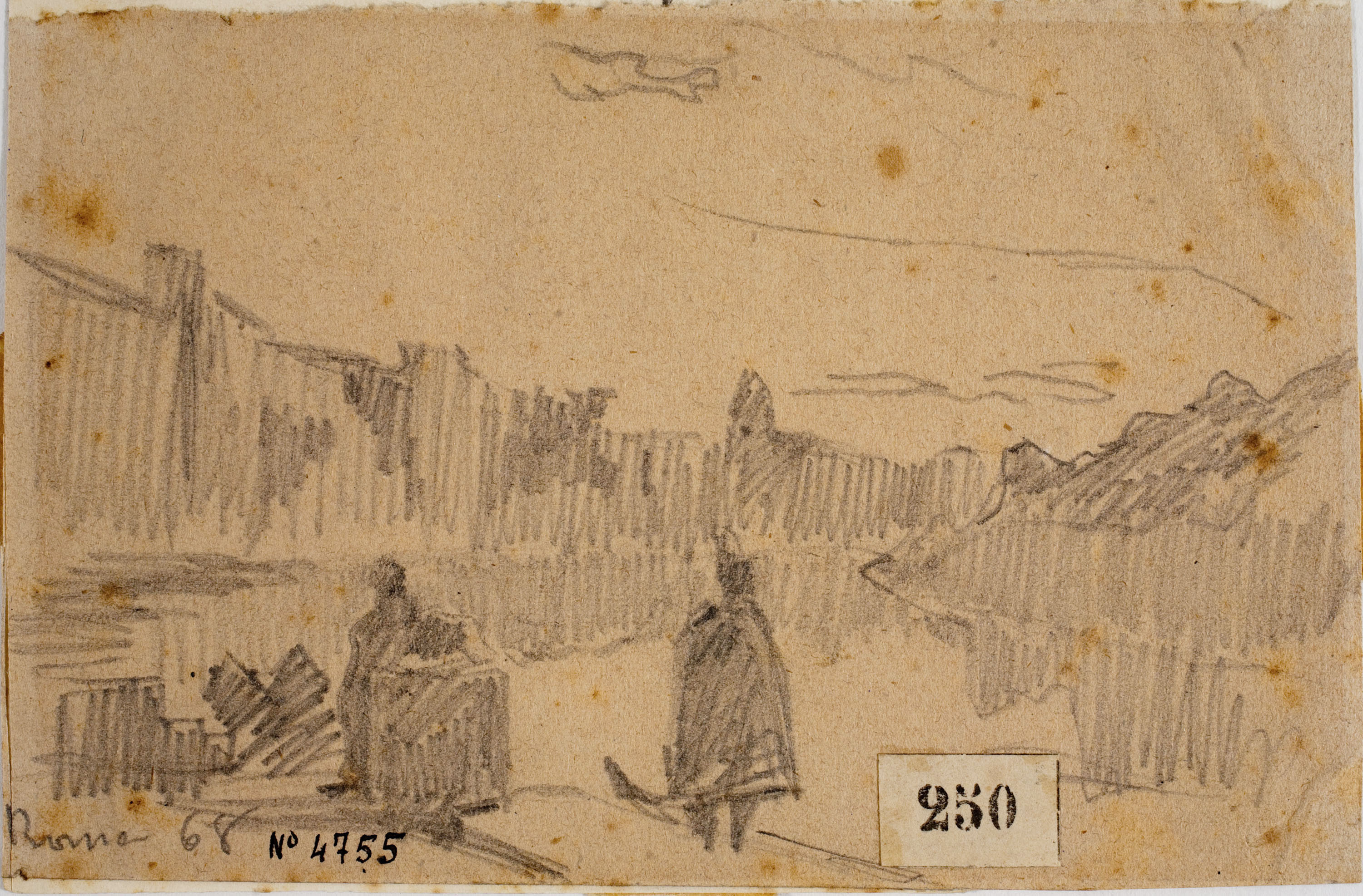 image for: Josep Lluís Pellicer - Apunt de Roma - 1868