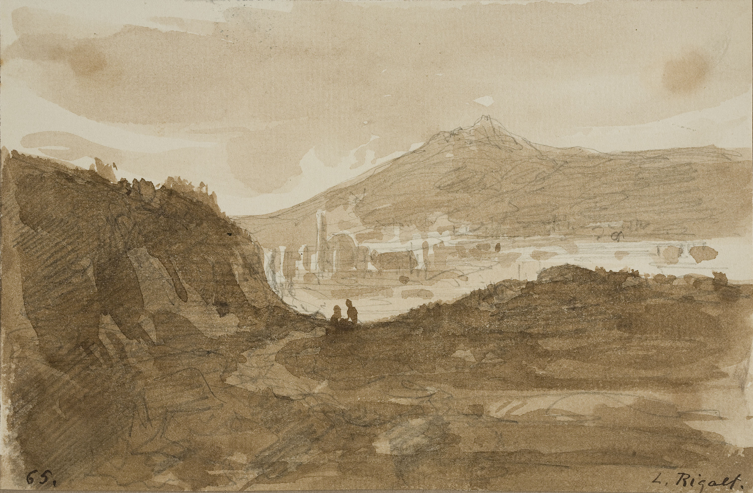 image for: Lluís Rigalt - Paisatge - Cap a 1873-1874