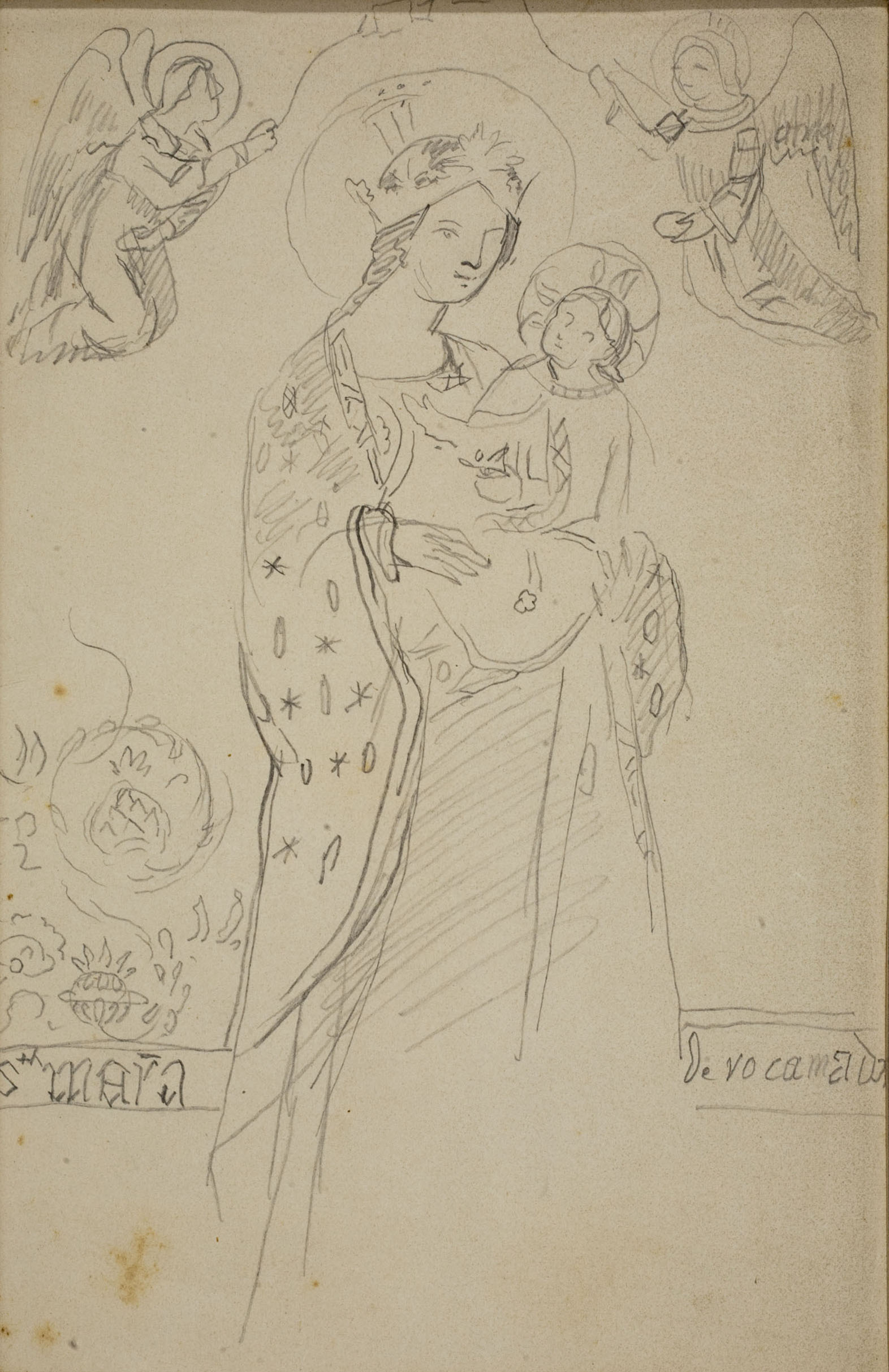 image for: Claudi Lorenzale - Mare de Déu amb el Nen - 1816-1889