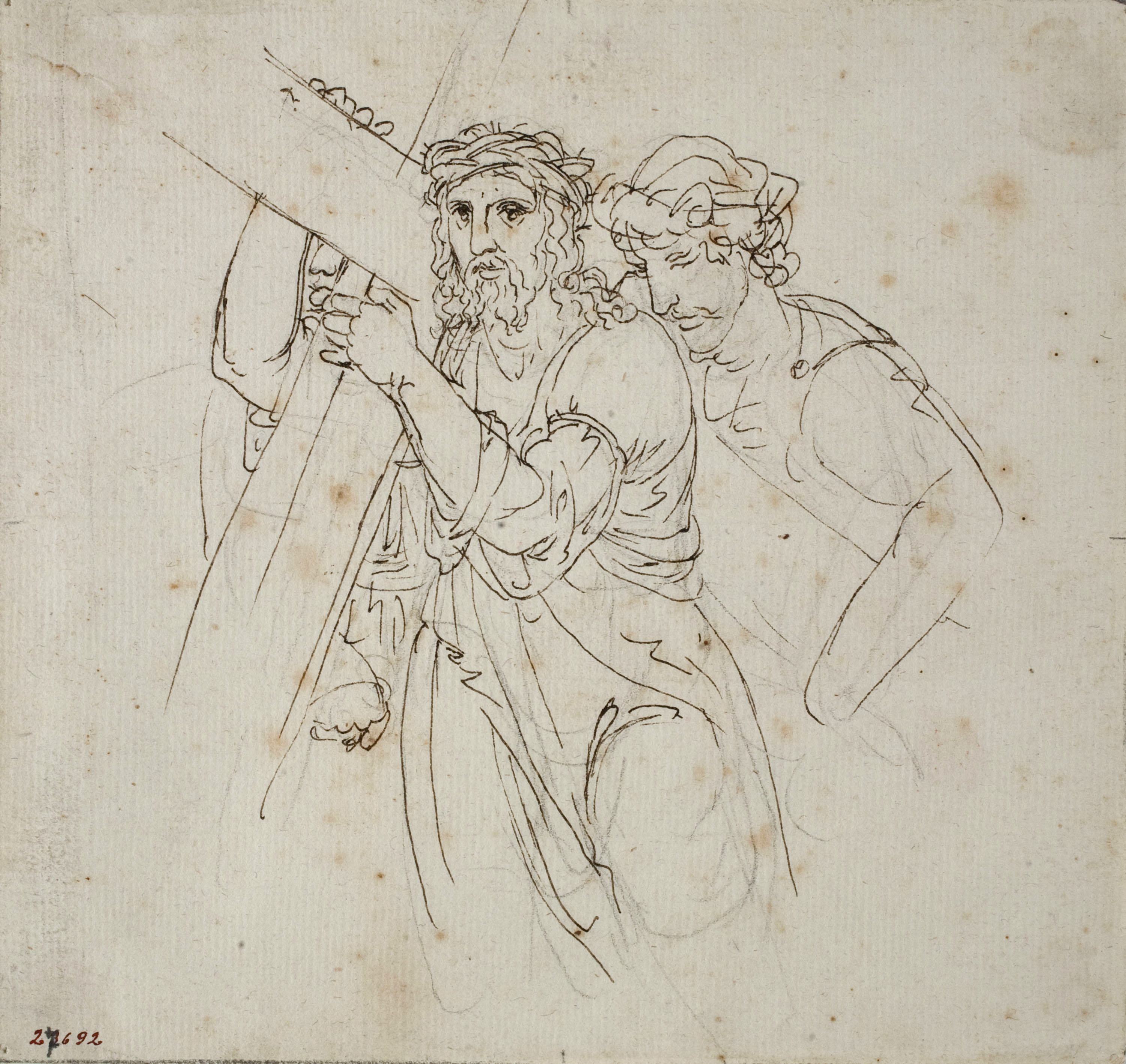 image for: Josep Bernat Flaugier - Crist portant la creu - Cap a 1799-1800