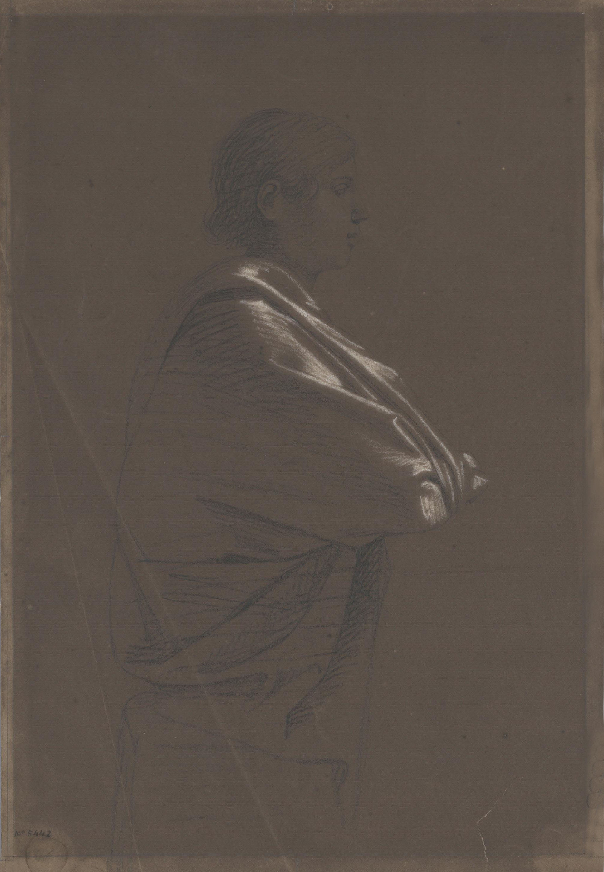 image for: Claudi Lorenzale - Bust de jove - Cap a 1850-1870