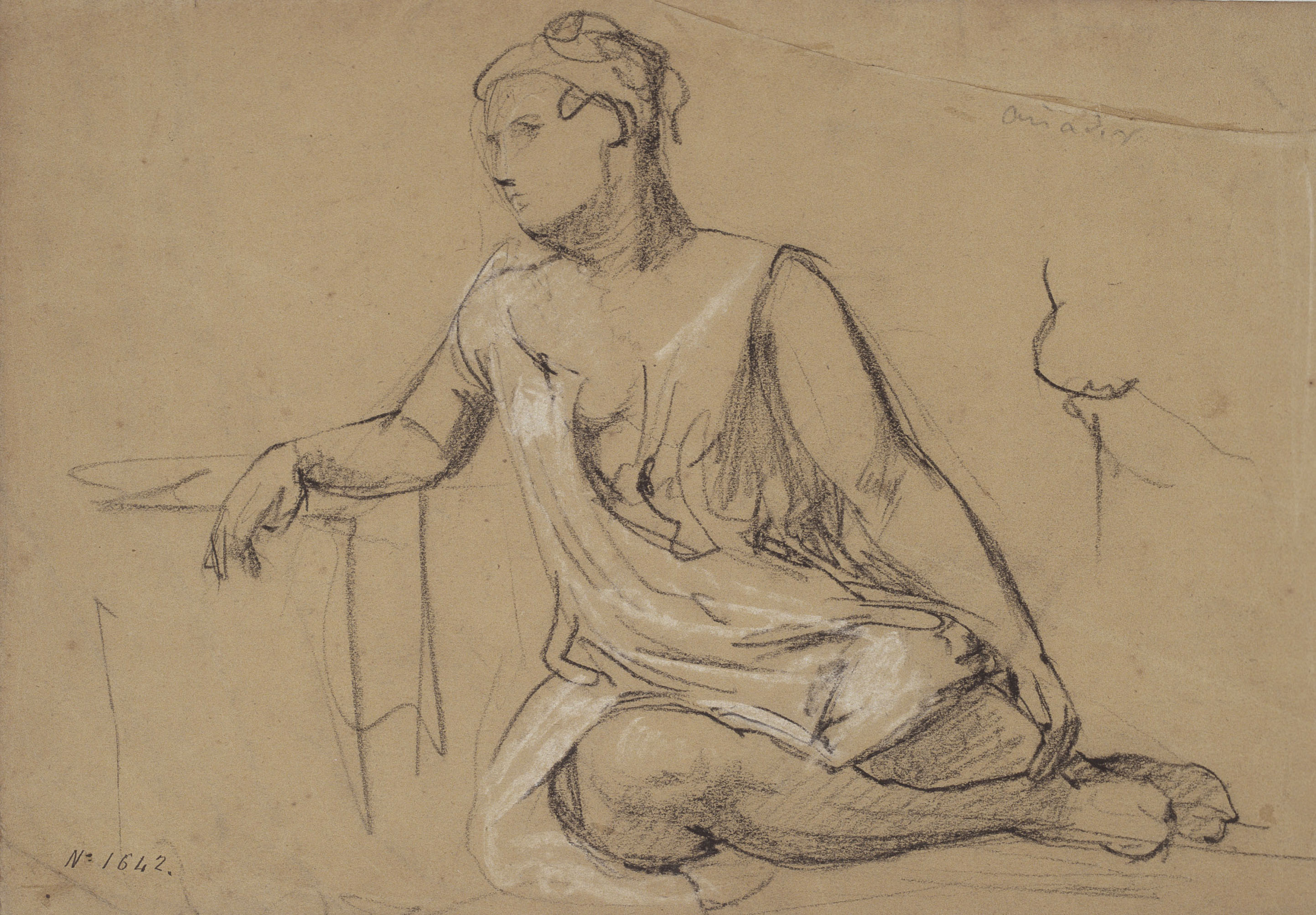 image for: Ramon Martí i Alsina - Figura femenina - Cap a 1870