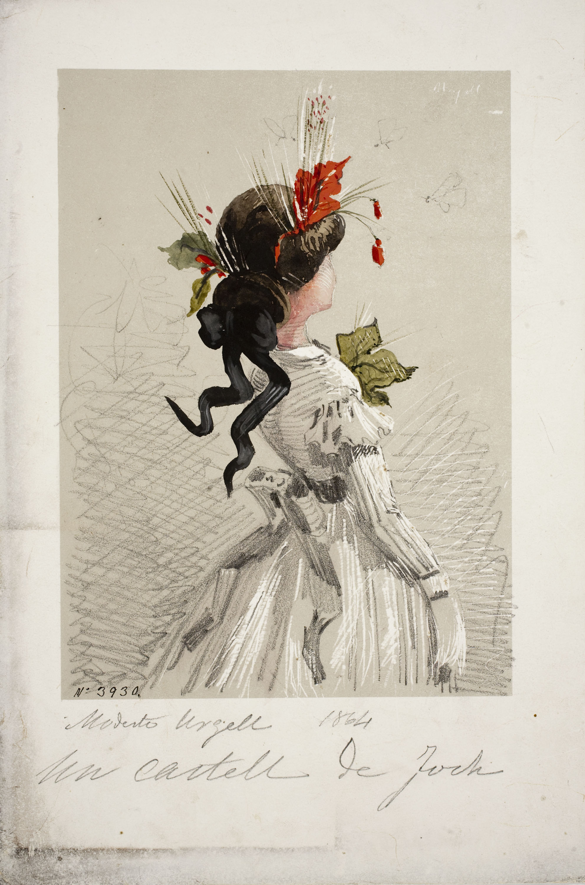 image for: Modest Urgell - Un castell de Joch [?] - 1864