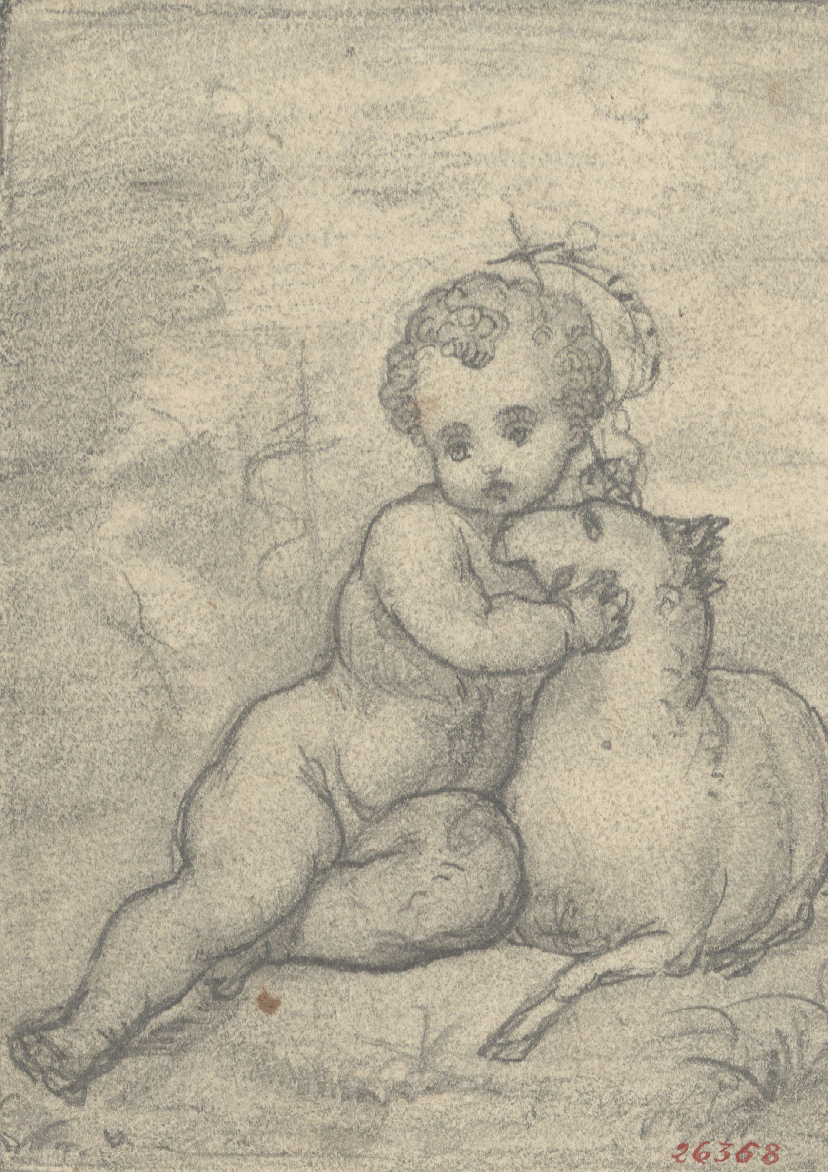 image for: Francesc Torras - Sant Joan Baptista nen - Cap a 1860-1870