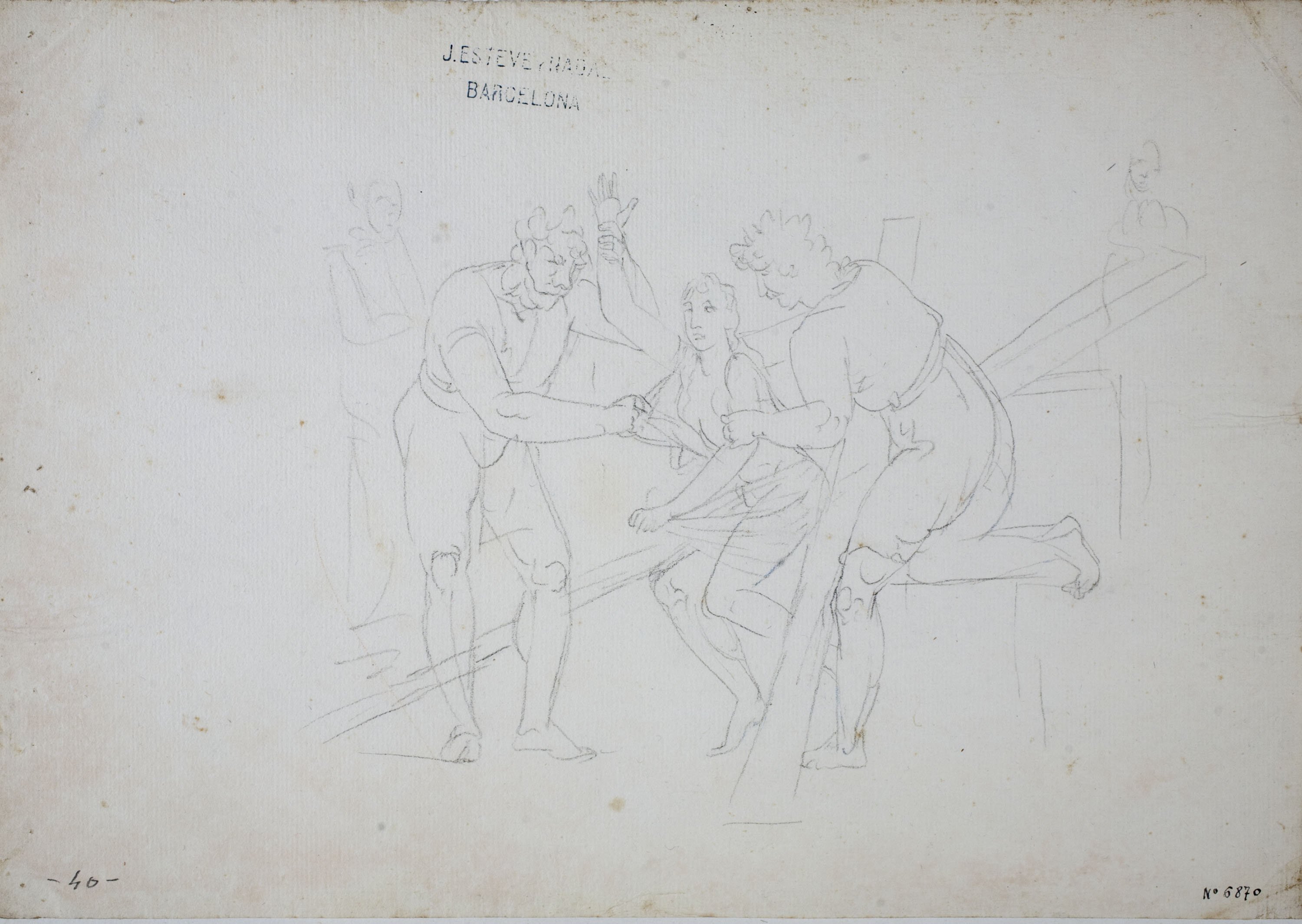 image for: Josep Bernat Flaugier - Martiri de santa Eulàlia - Cap a 1800-1812
