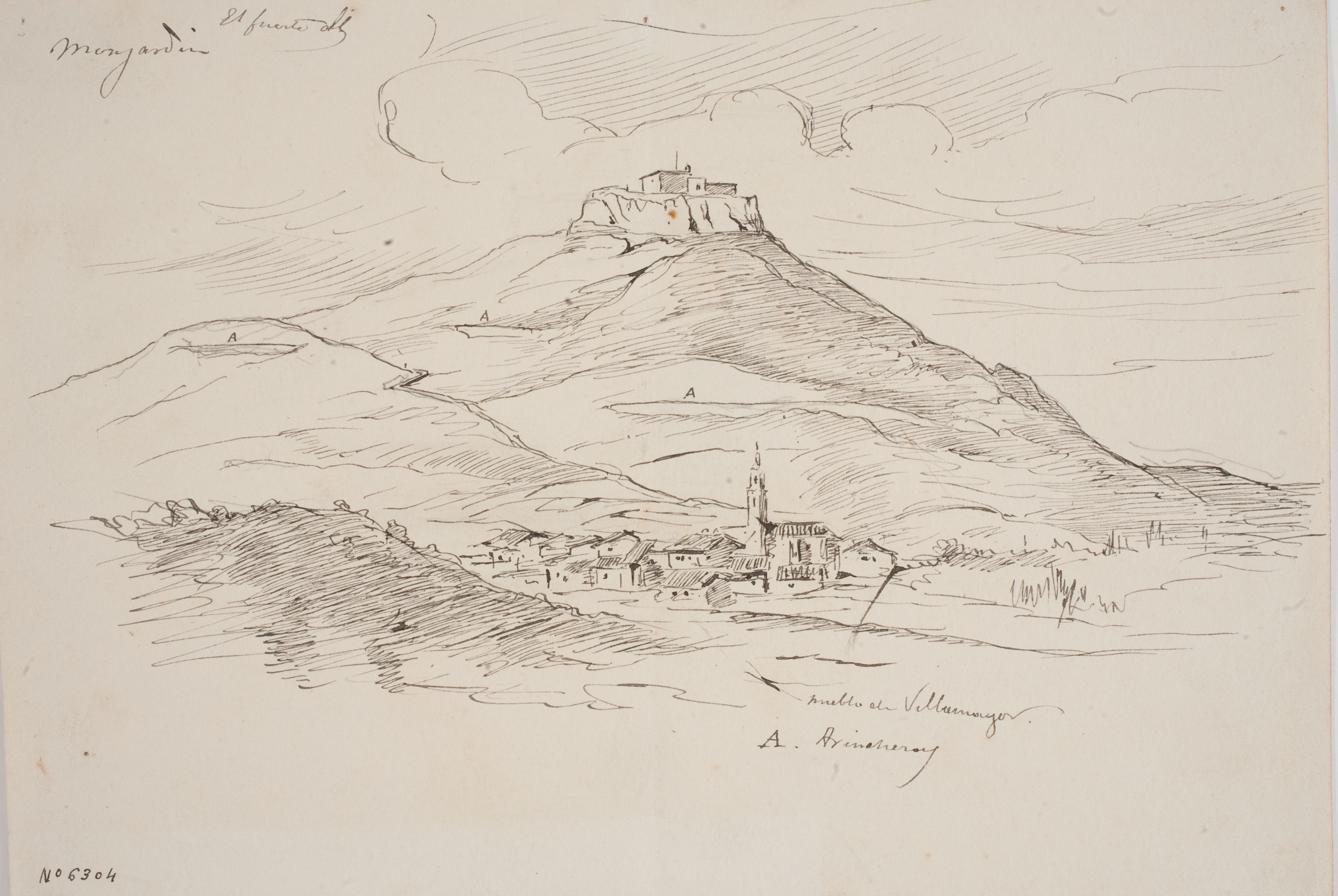 image for: Josep Lluís Pellicer - El fort de Monjardín - Cap a 1872-1876