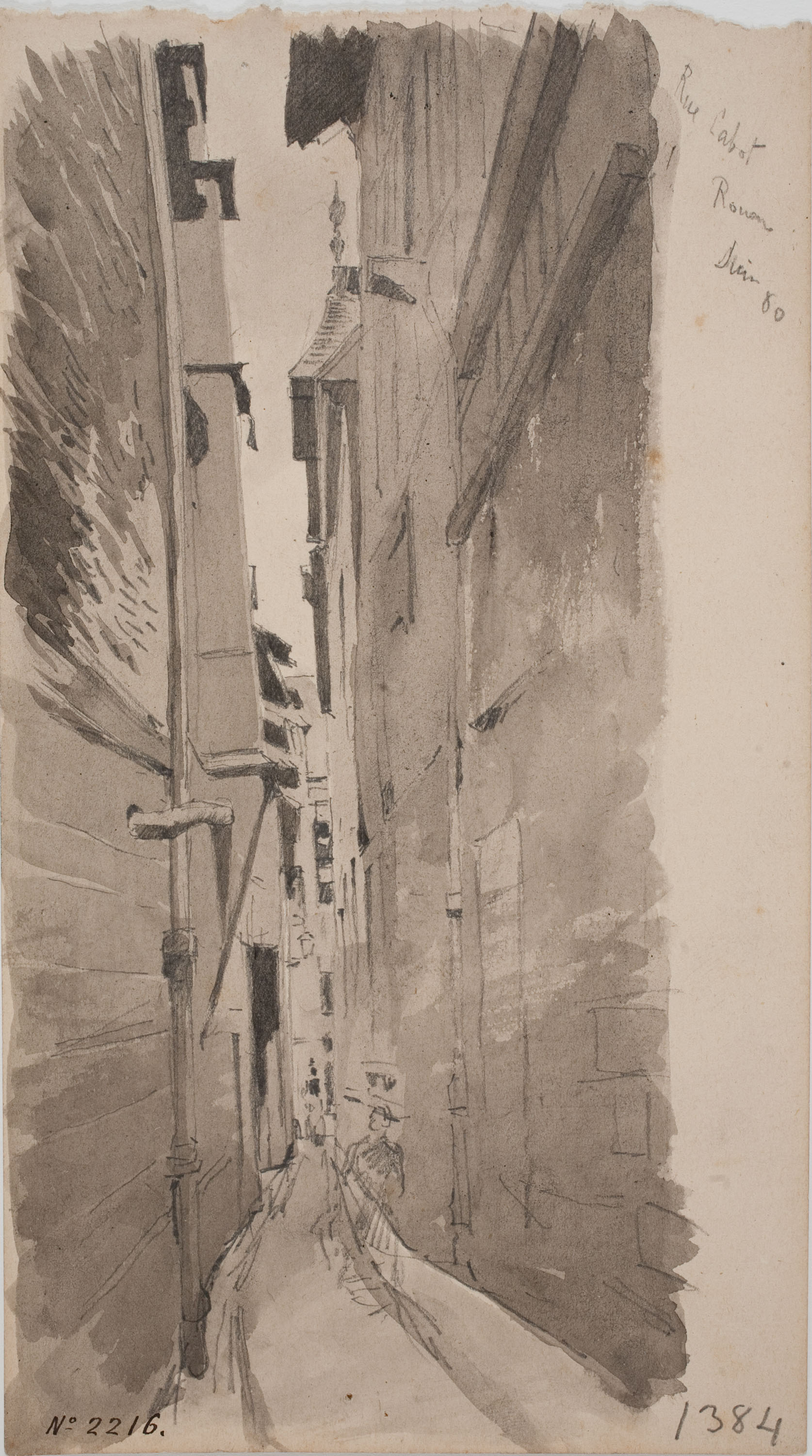 image for: Josep Lluís Pellicer - Rue Cabot, Rouen - 1880
