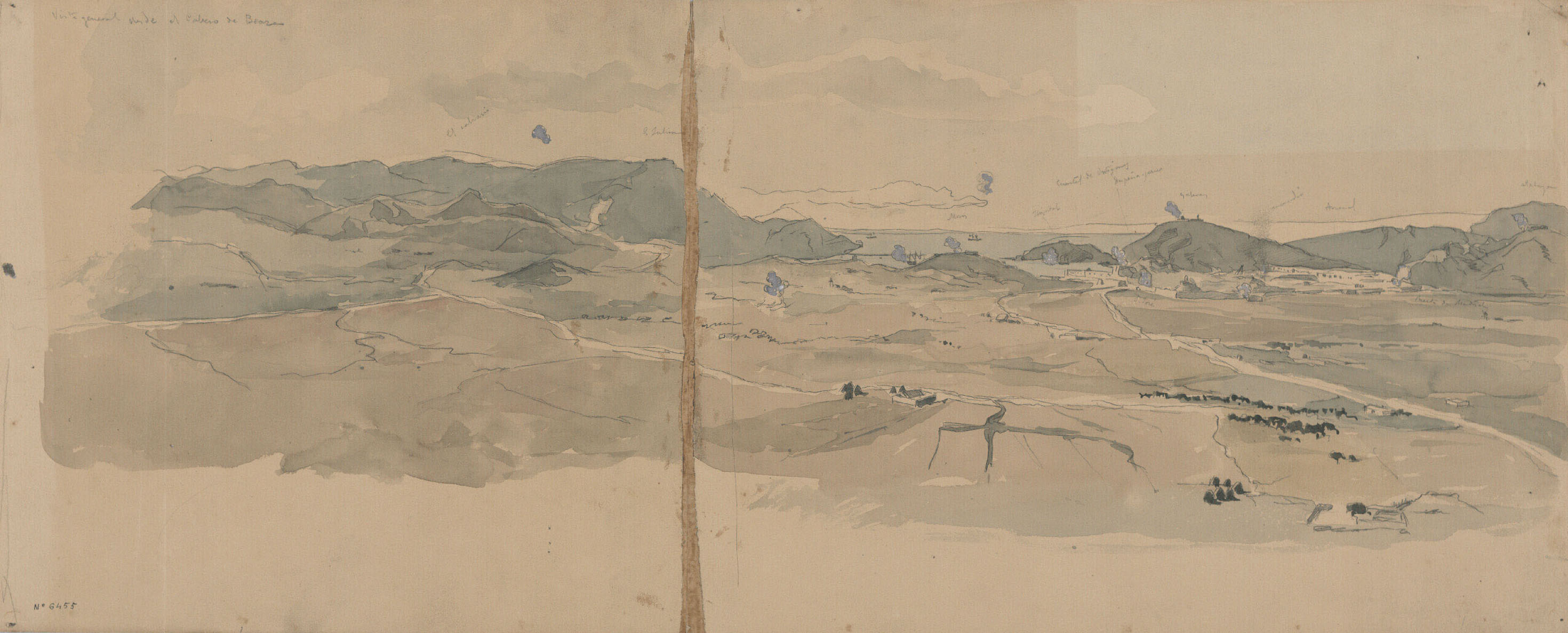 image for: Josep Lluís Pellicer - Vista general desde el Cabezo de Beaza - 1873